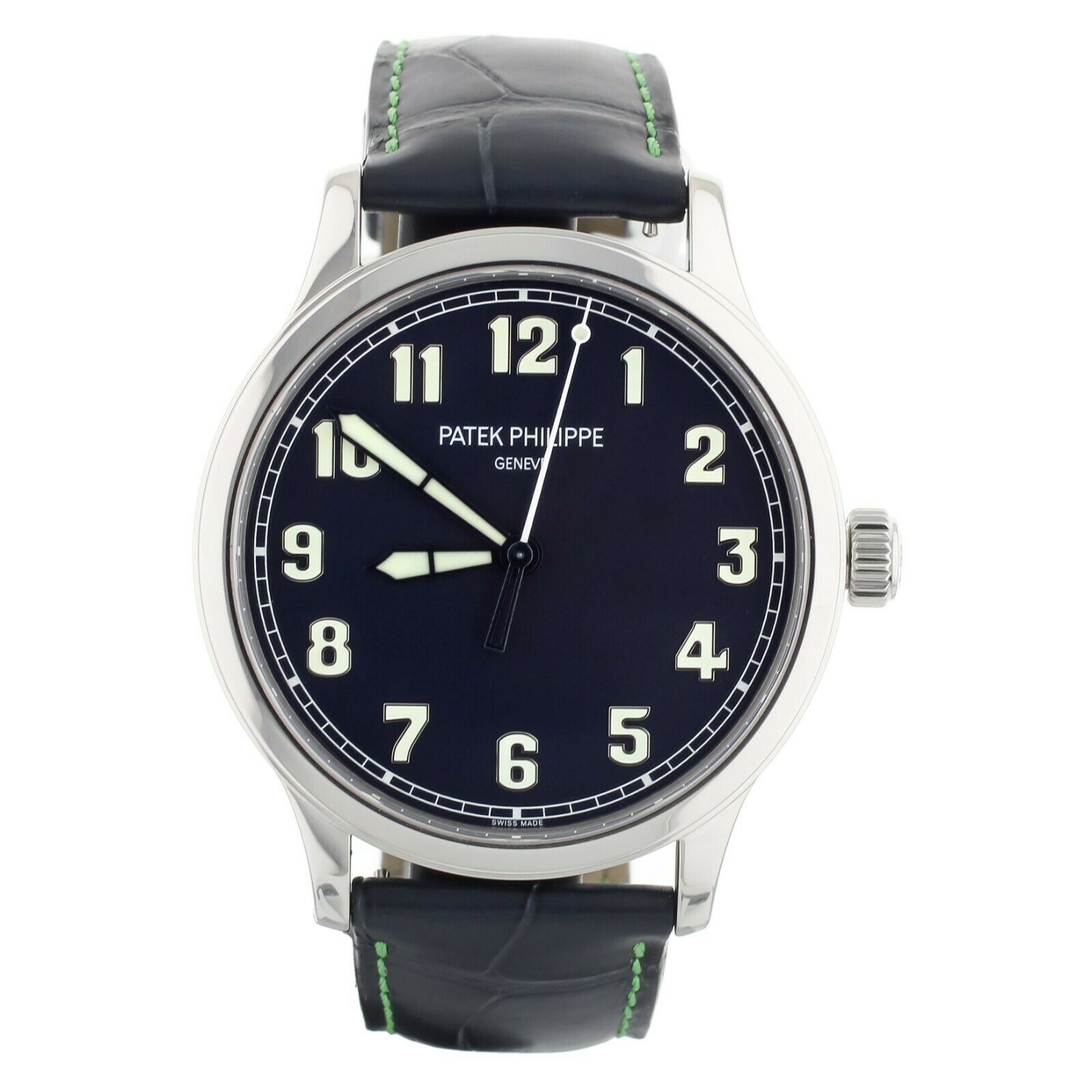 Patek Phillipe Calatrava Pilot New York City Blue Dial 42mm  Full Set
