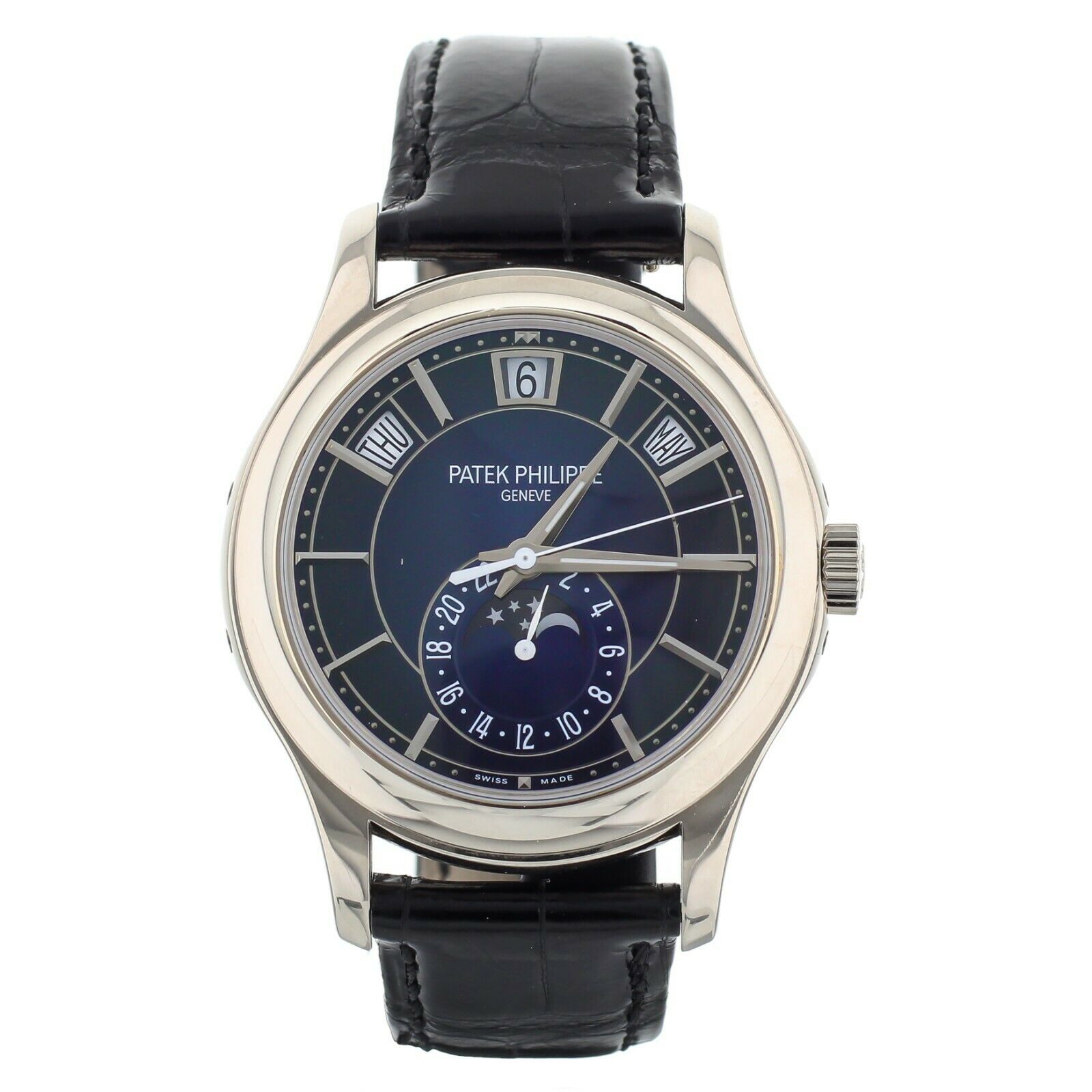 Patek Philippe Annual Calendar White Gold Blue Dial 40MM   Full Set