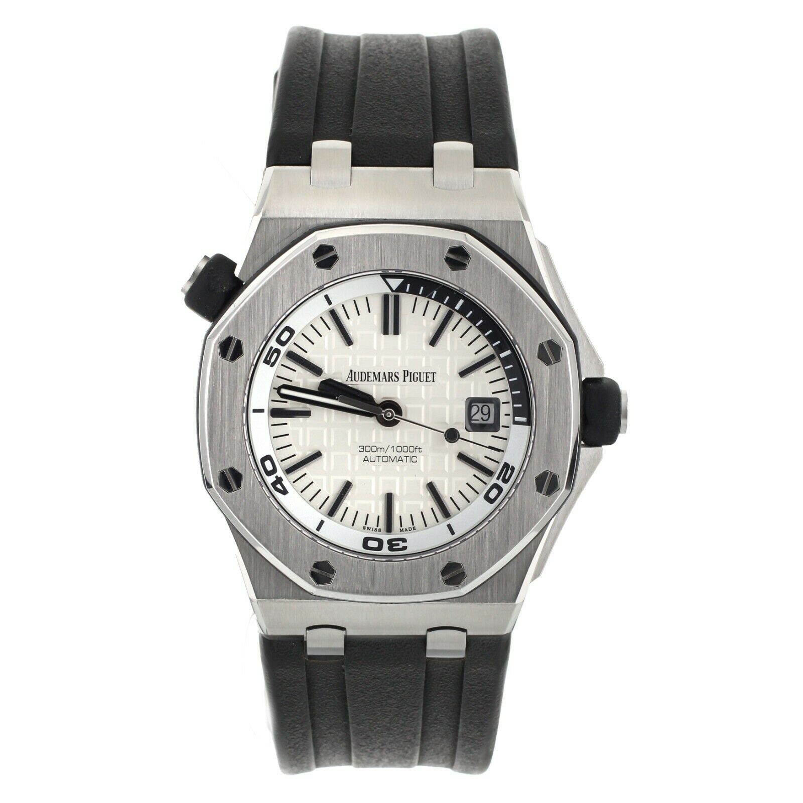 Audemars Piguet Royal Oak Offshore Diver Stainless Steel White Dial 42mm