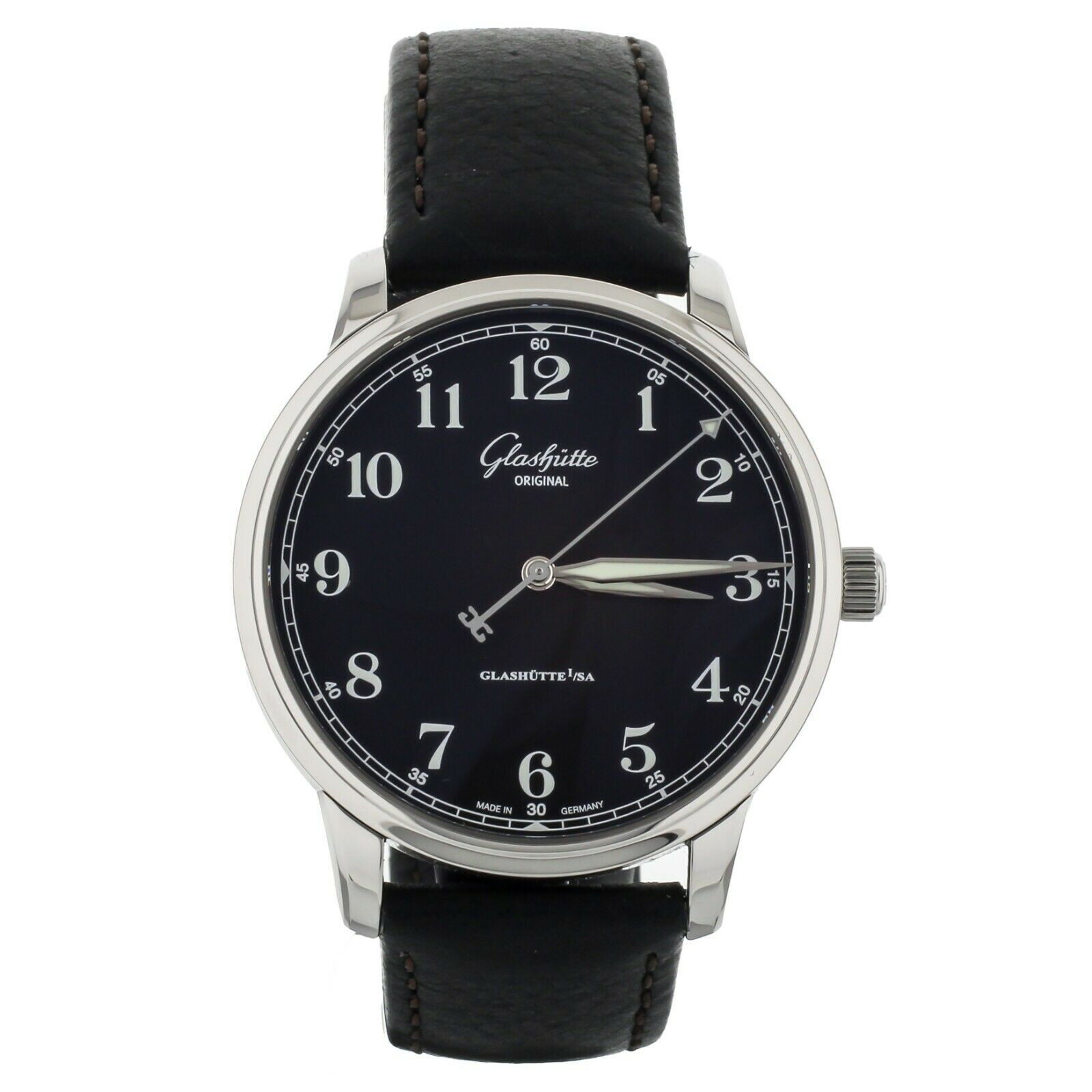 Glashutte Original Senator Excellence Black Dial 40mm  Full Set