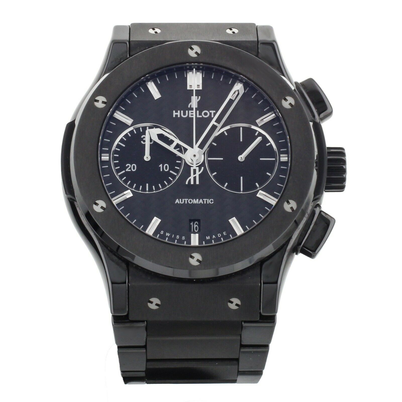 Hublot Classic Fusion Chronograph Black Magic Ceramic Dial 45mm