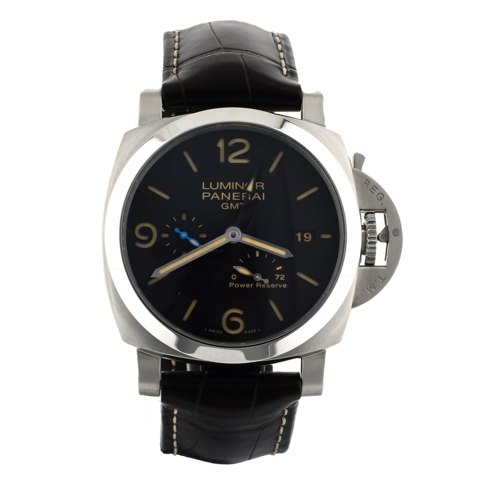 Panerai Luminor 1950 GMT Power Reserve Black Dial