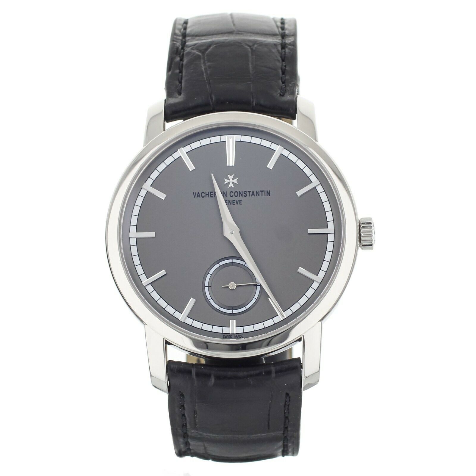 Vacheron Constantin Traditionelle Watchmakers Watch Steel Gray Dial