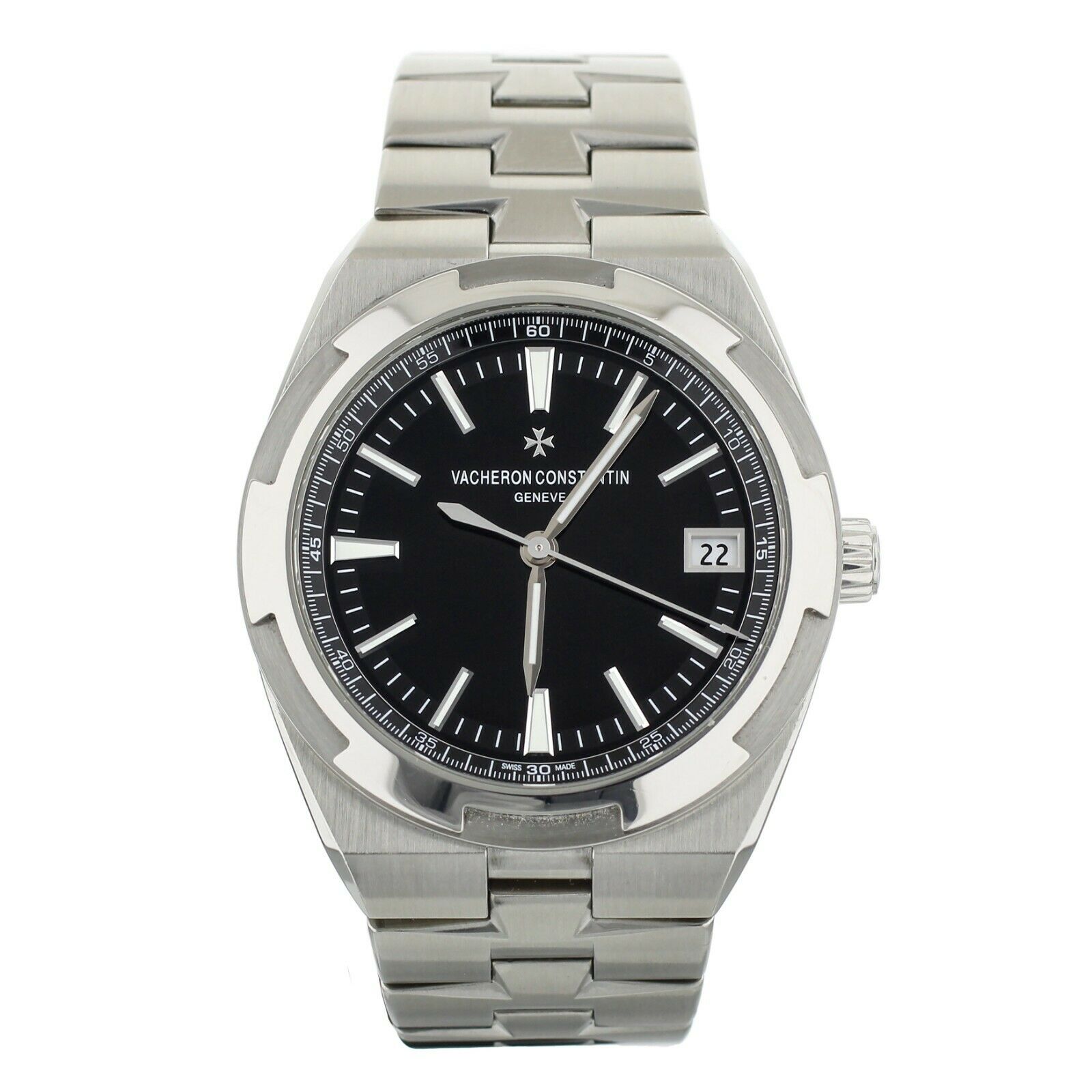 Vacheron Constantin Overseas Black Dial Stainless Steel  Full Set