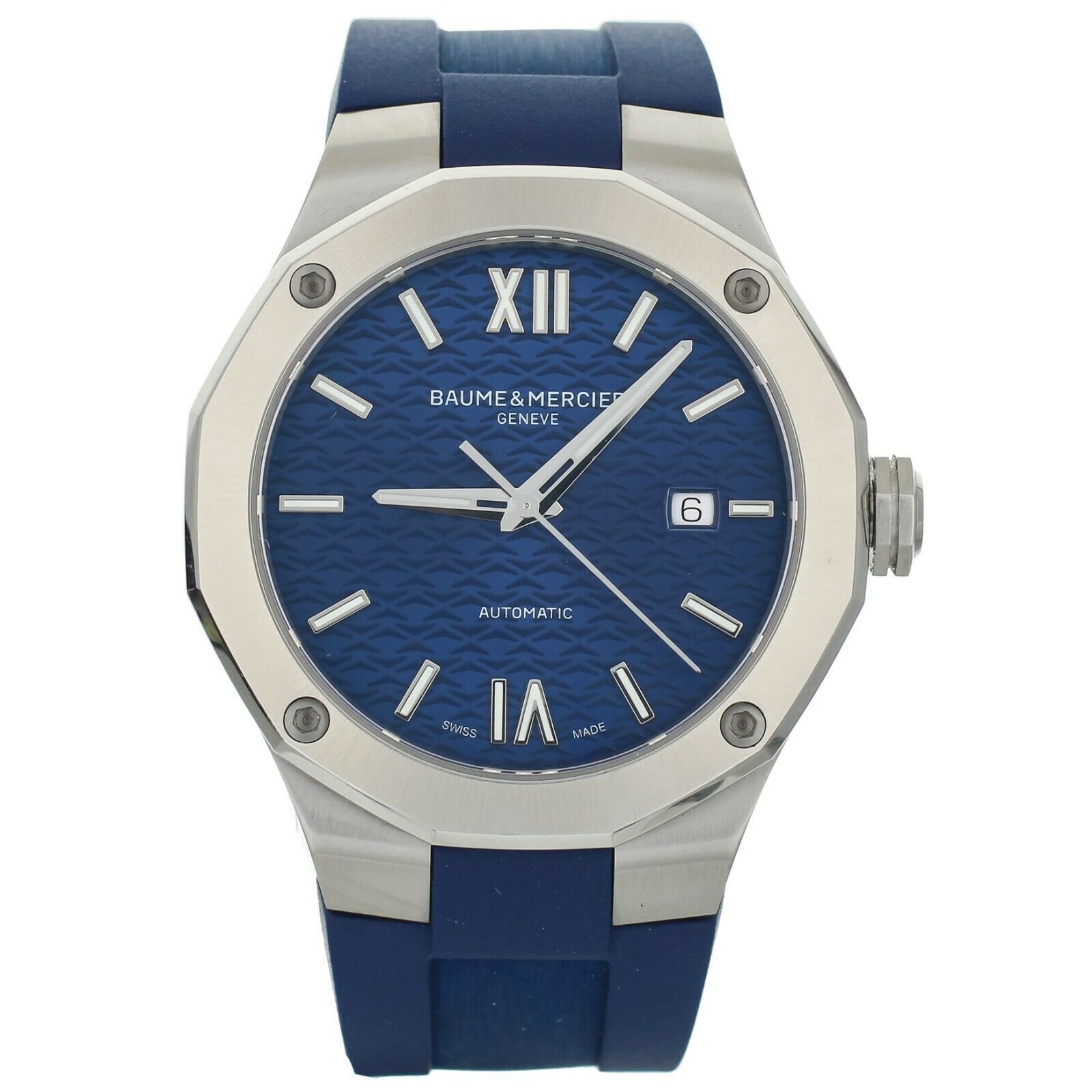 Baume & Mercier Riviera Blue Dial Stainless Steel 42MM  Full Set
