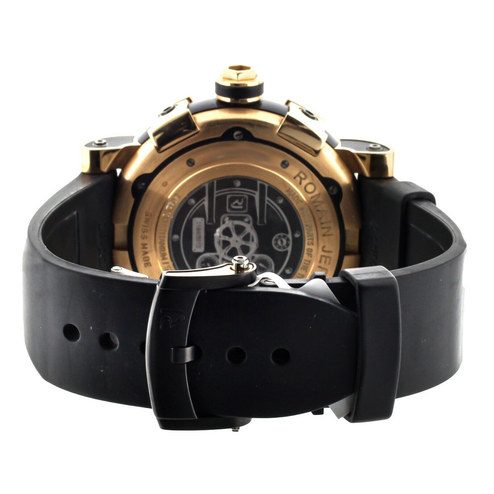 Romain Jerome Titanic DNA Steampunk Red Rose Gold Rubber 50mm | RJ 