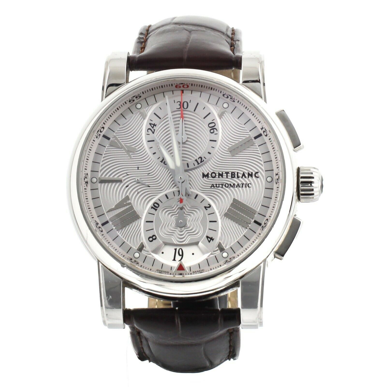 Montblanc Meisterstruck Star Chronograph White Dial 44mm  Full Set
