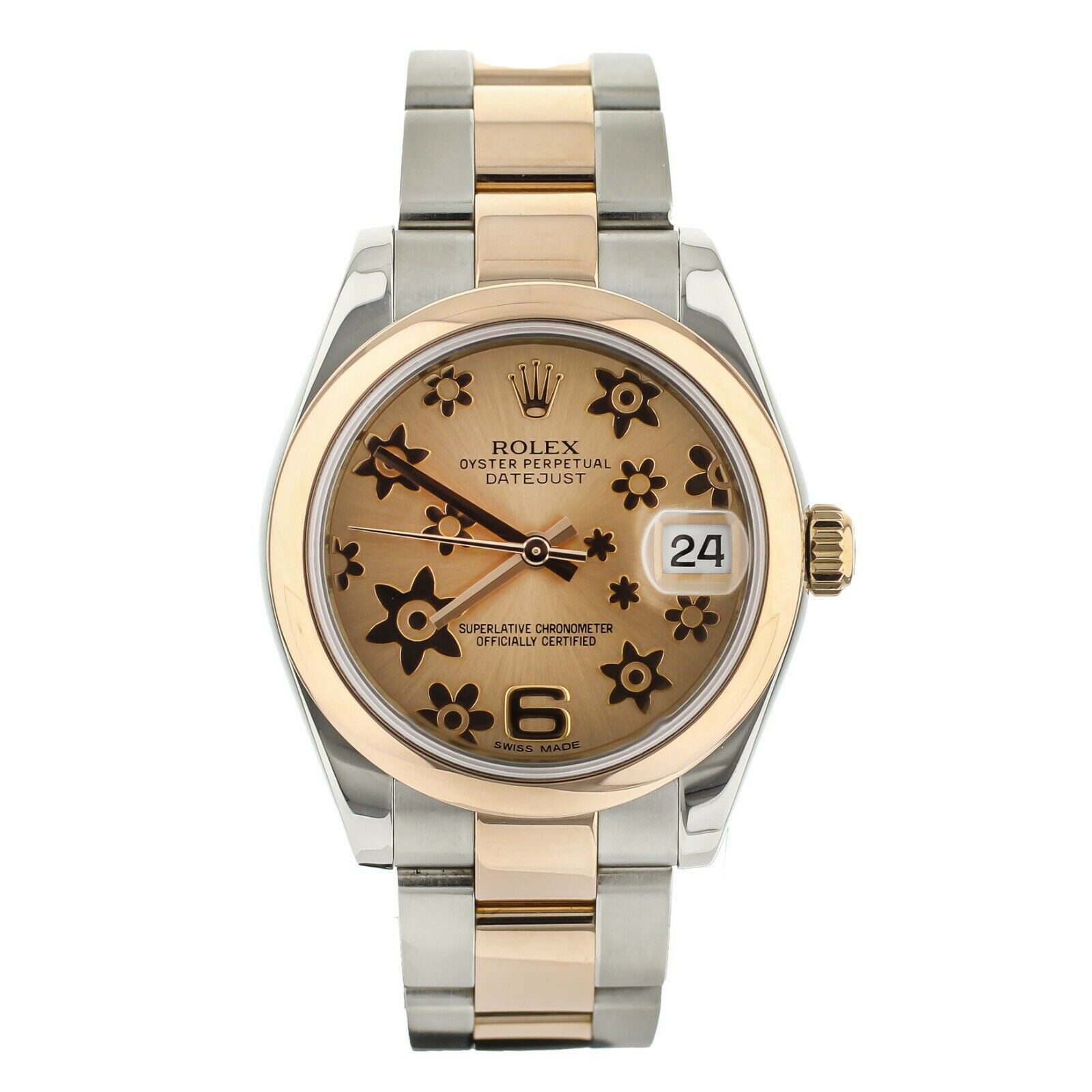 Rolex DateJust Stainless Steel and Rose Gold 31MM  Oyster Bracelet