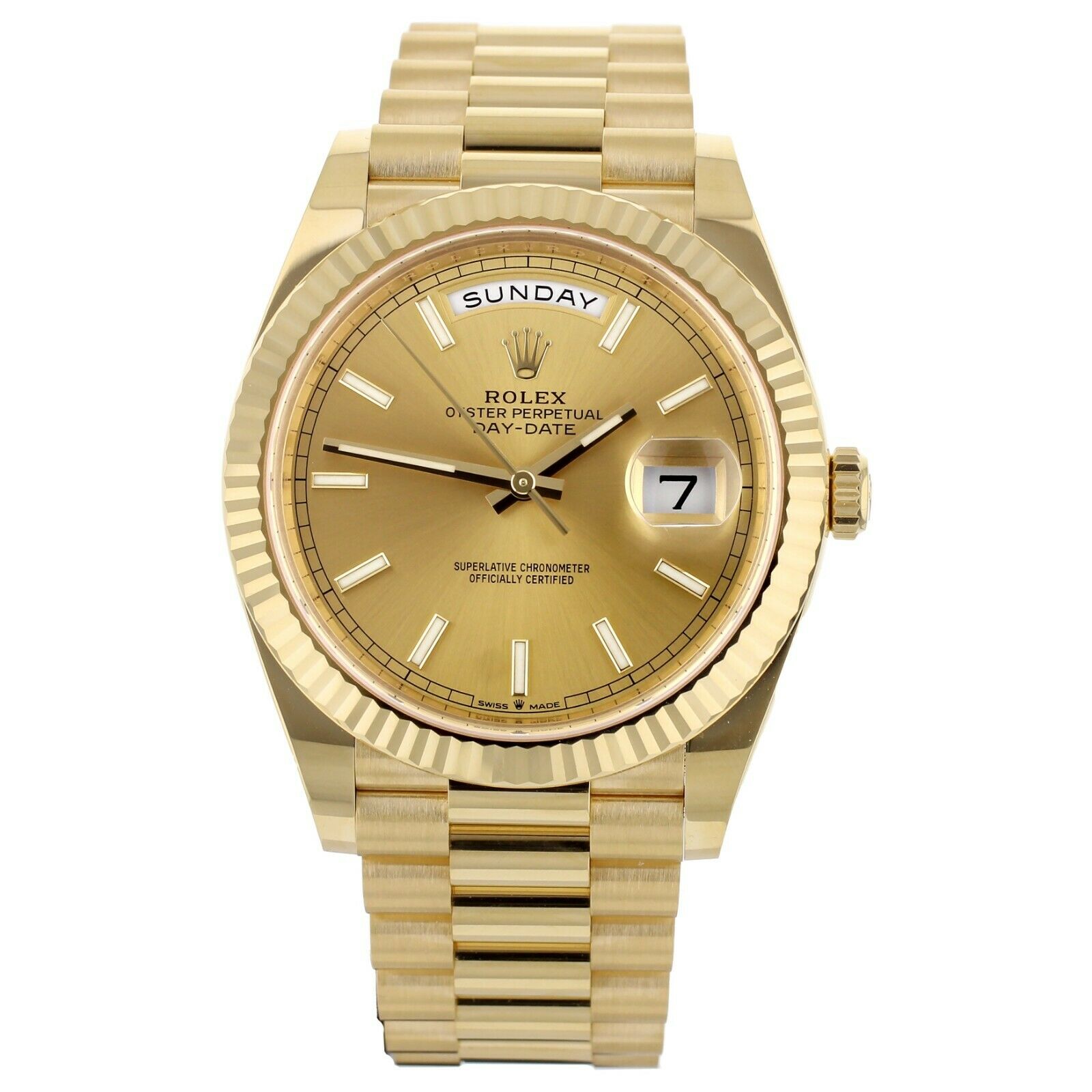 Rolex Day-Date Gold Dial Yellow Gold Case & Bracelet Automatic