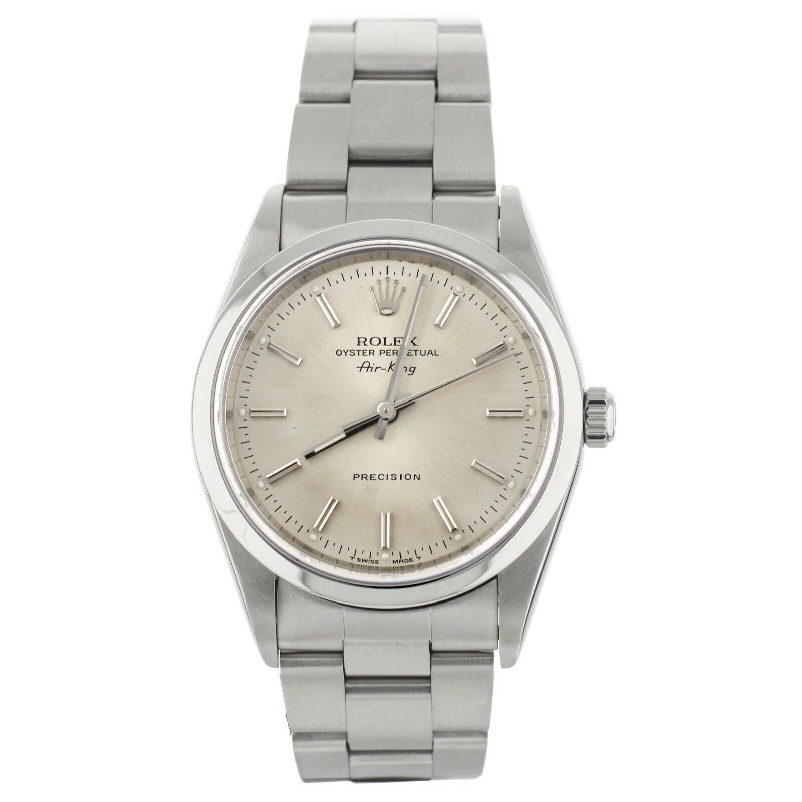 Rolex Air King Champaign Dial Stainless Steel 34mm Oyster  Watch Only