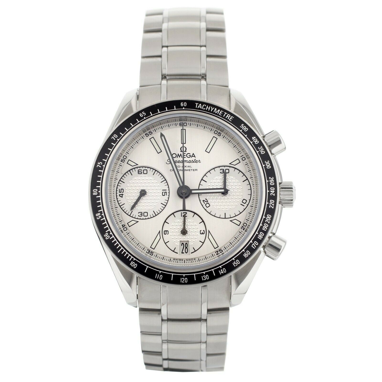 Omega Speedmaster Racing White Dial Stainless Steel 40mm  Full Set
