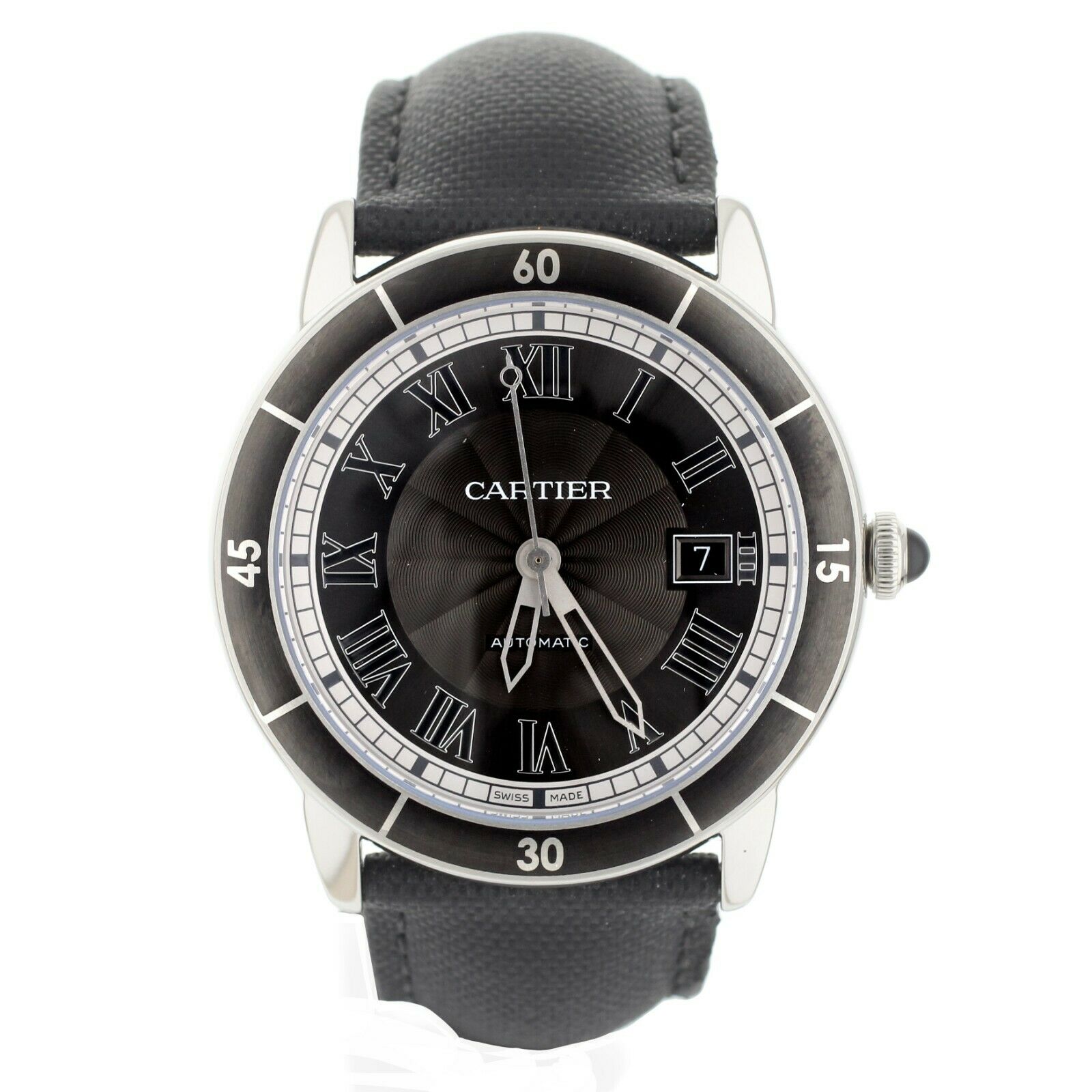 Cartier Ronde Croisiere De Cartier Grey Dial Stainless Steel ADLC 42MM