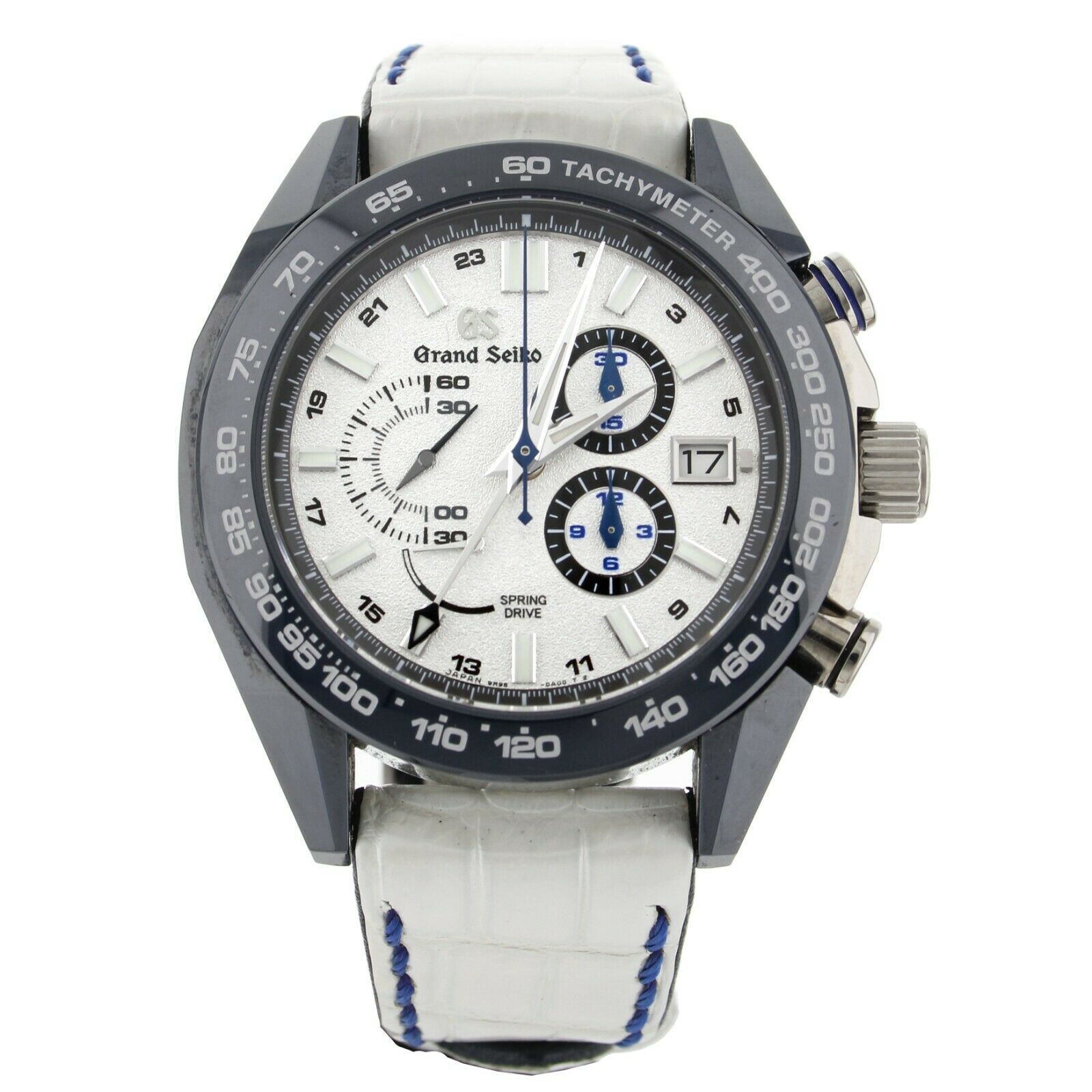 Grand Seiko GTR Limited Edition Spring Drive Blue Ceramic 36mm  Full Set