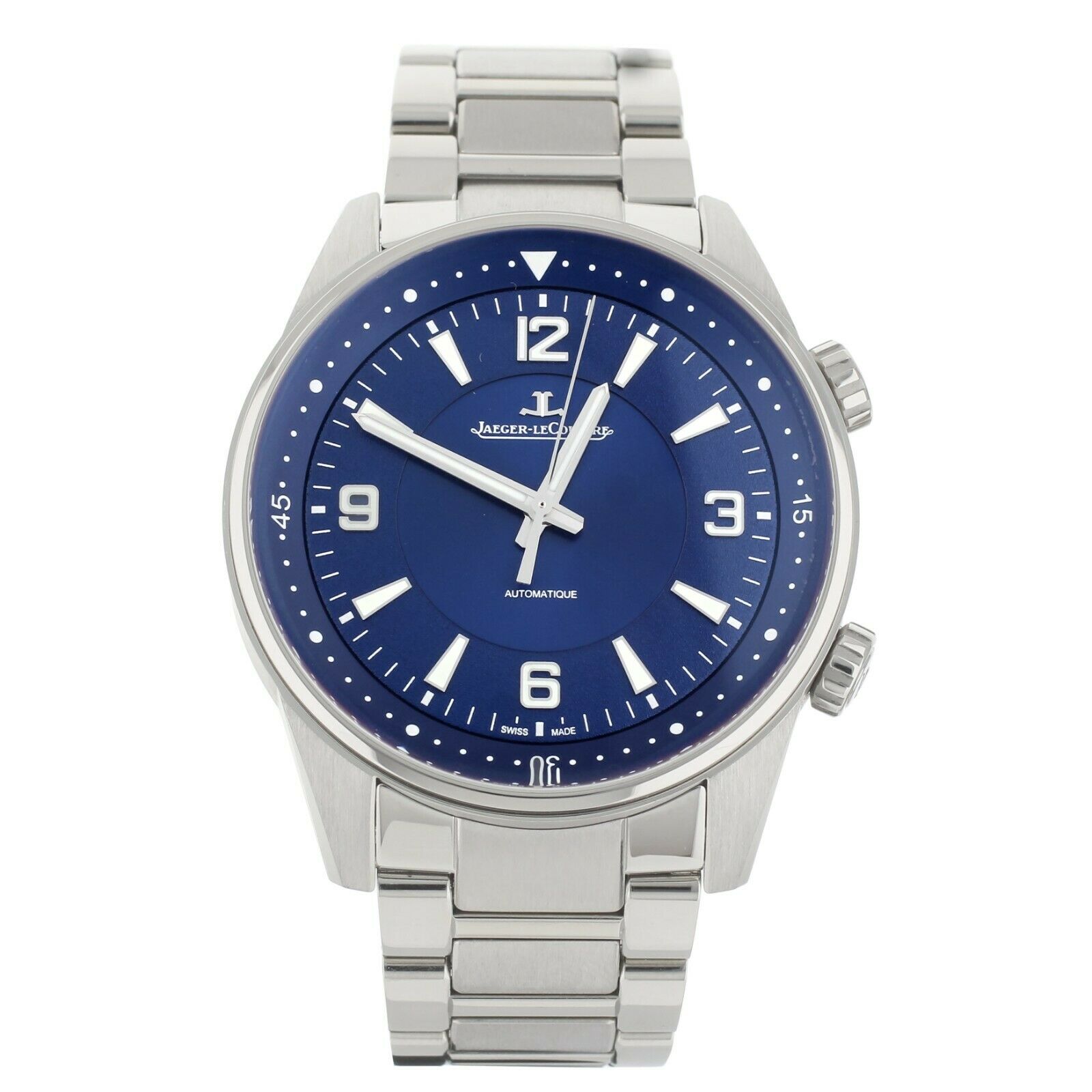 Jaeger LeCoultre Polaris Blue Dial Steel Case  Bracelet Automatic