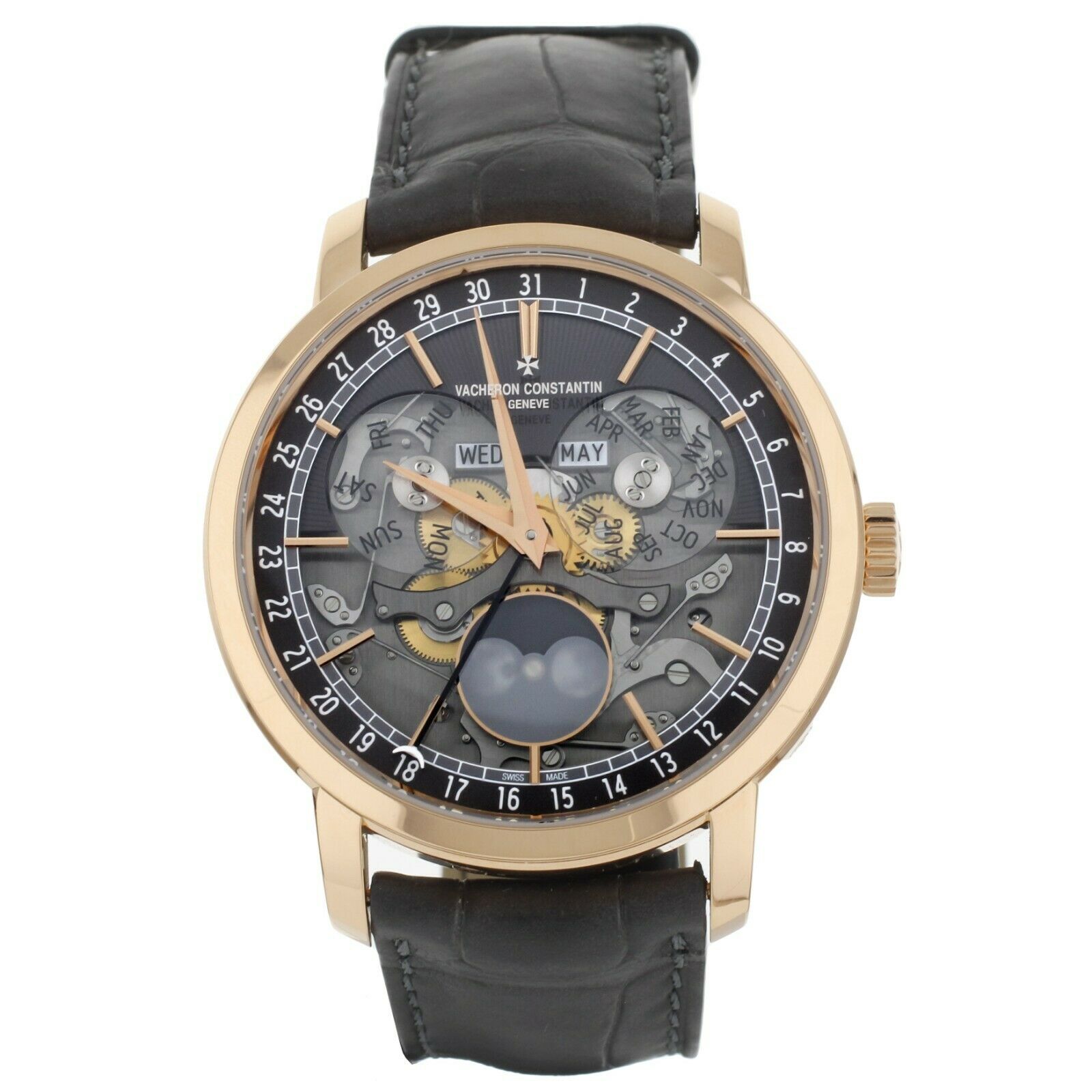 Vacheron Constantin Traditionnelle Calendar Openface Rose 41MM  Full Set