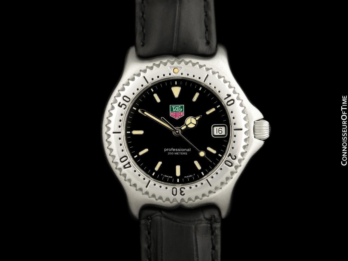 TAG HEUER SEL Sport Elegance Mens Full Size SS Steel Divers