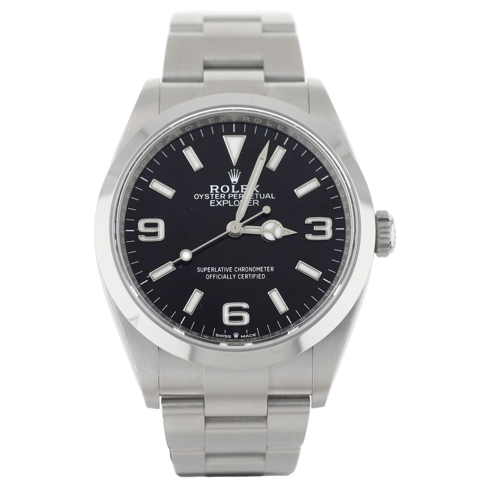 Rolex Explorer Black Dial Stainless Steel Bracelet & Case 36mm  Full Set