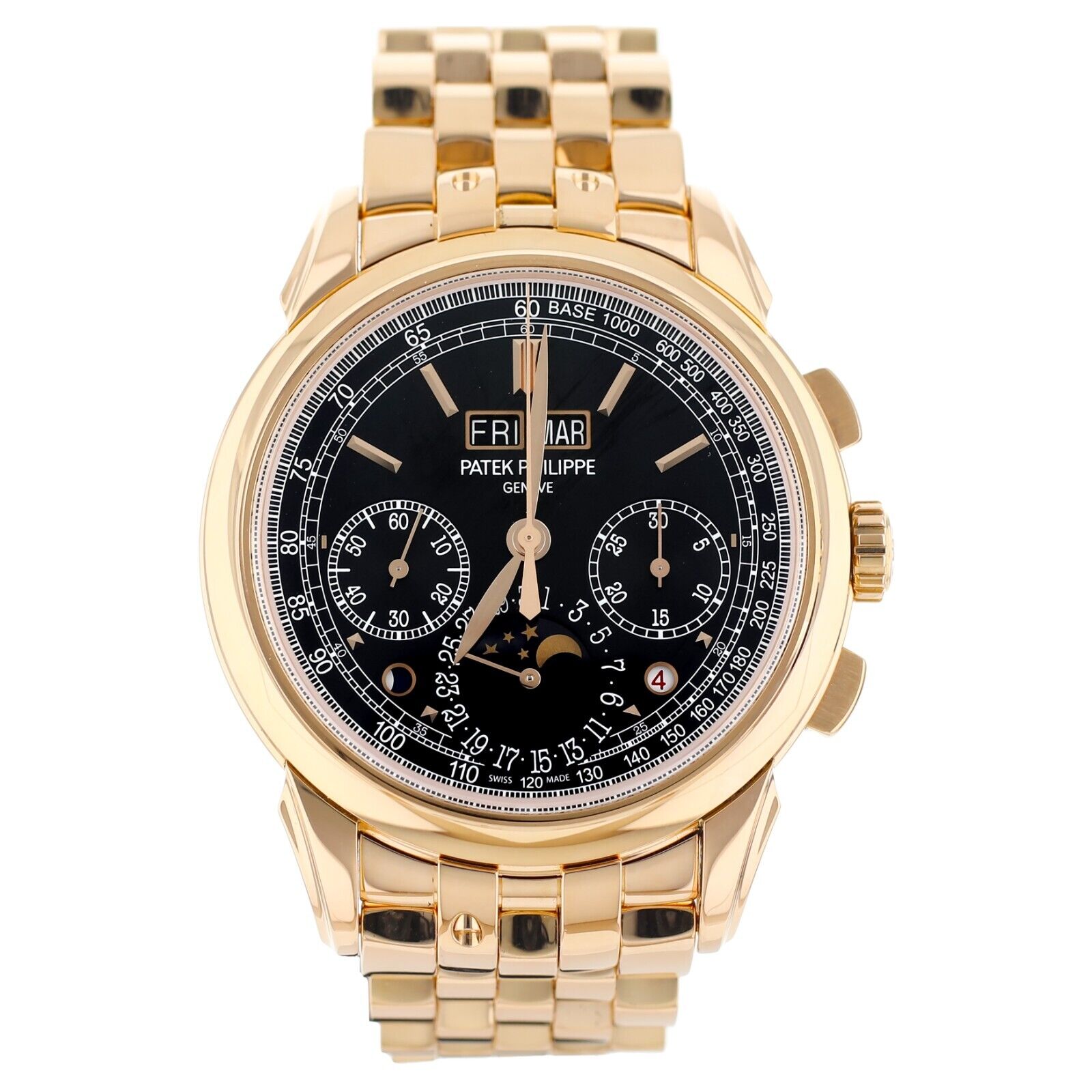 Patek Philippe Perpetual Calendar Chronograph Rose Gold   Full Set