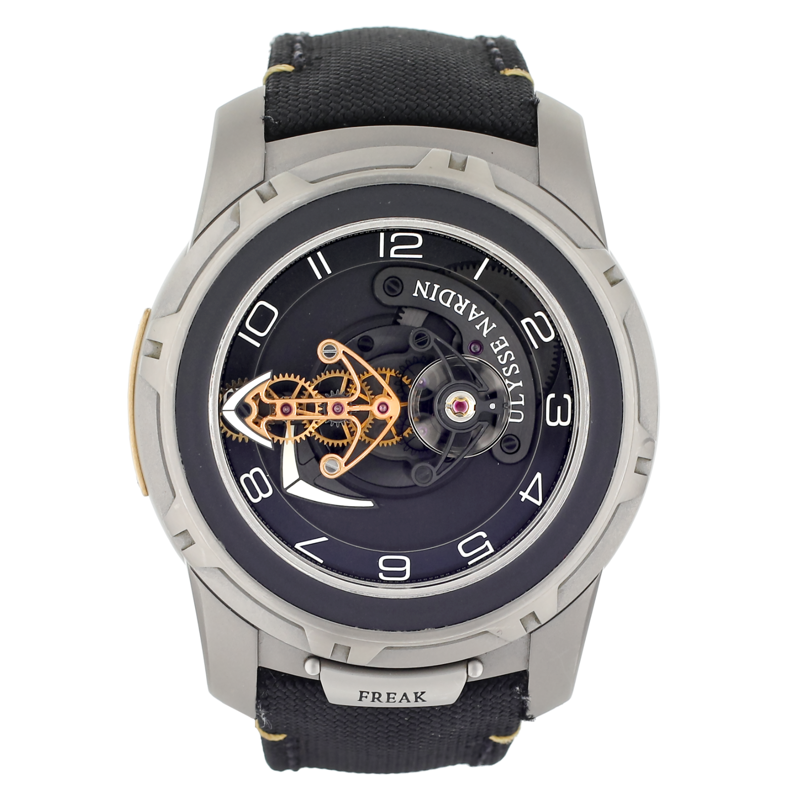 Ulysse Nardin Freak Out Tourbillon Black Dial Steel  Titanium