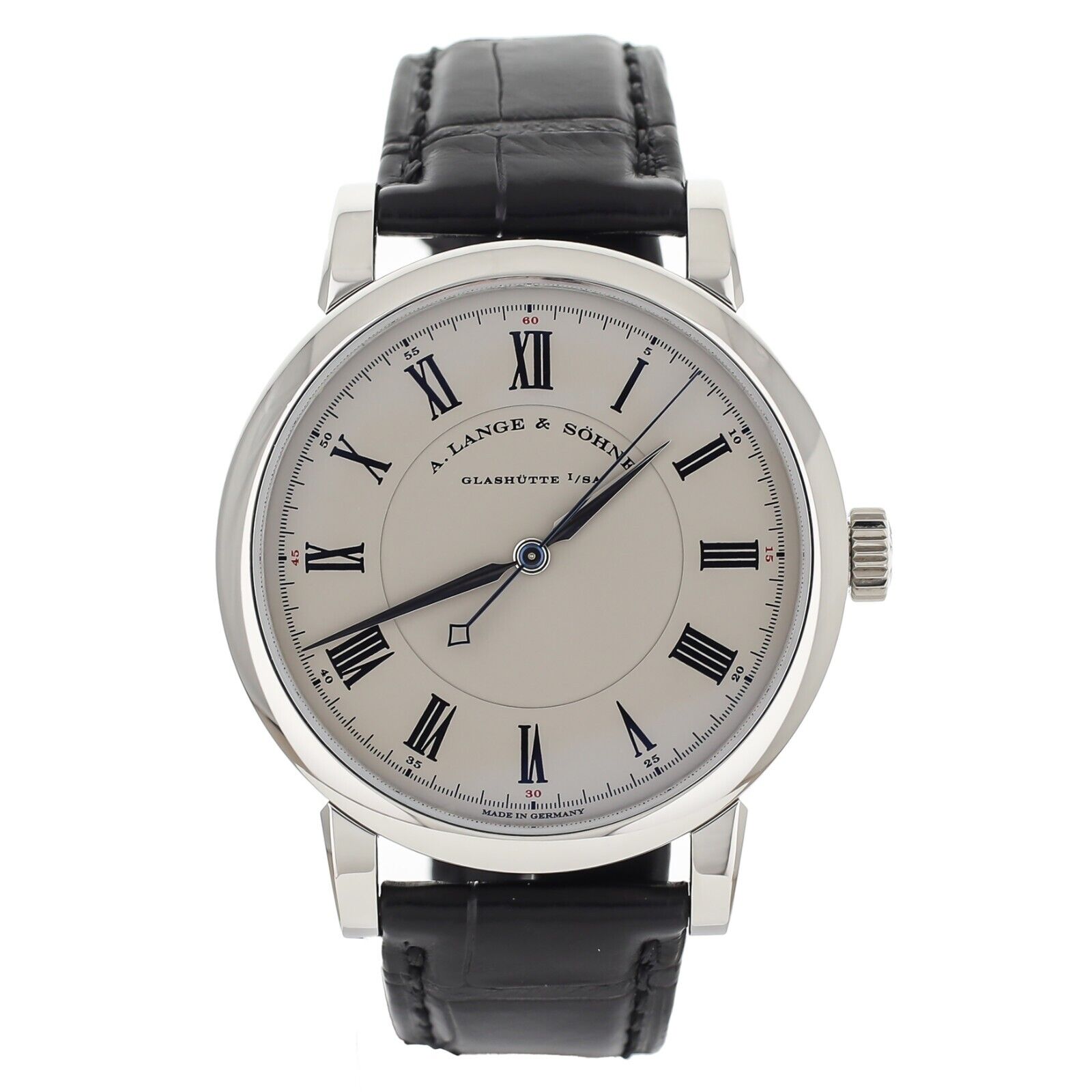 A. Lange  Söhne Richard Lange Silver Dial Platinum Case Manual 40.5MM