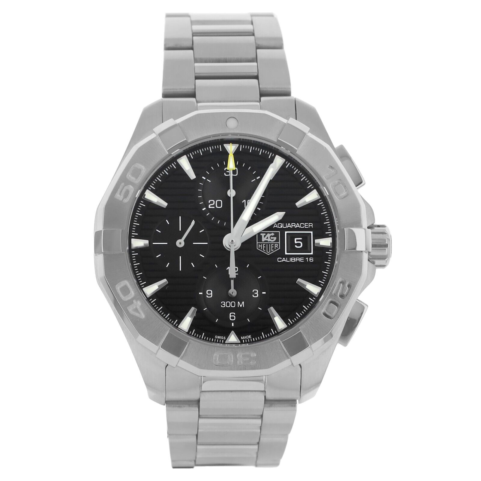 Tag Heuer Aquaracer Calibre 16 Black Dial Steel Automatic 43MM  Full Set