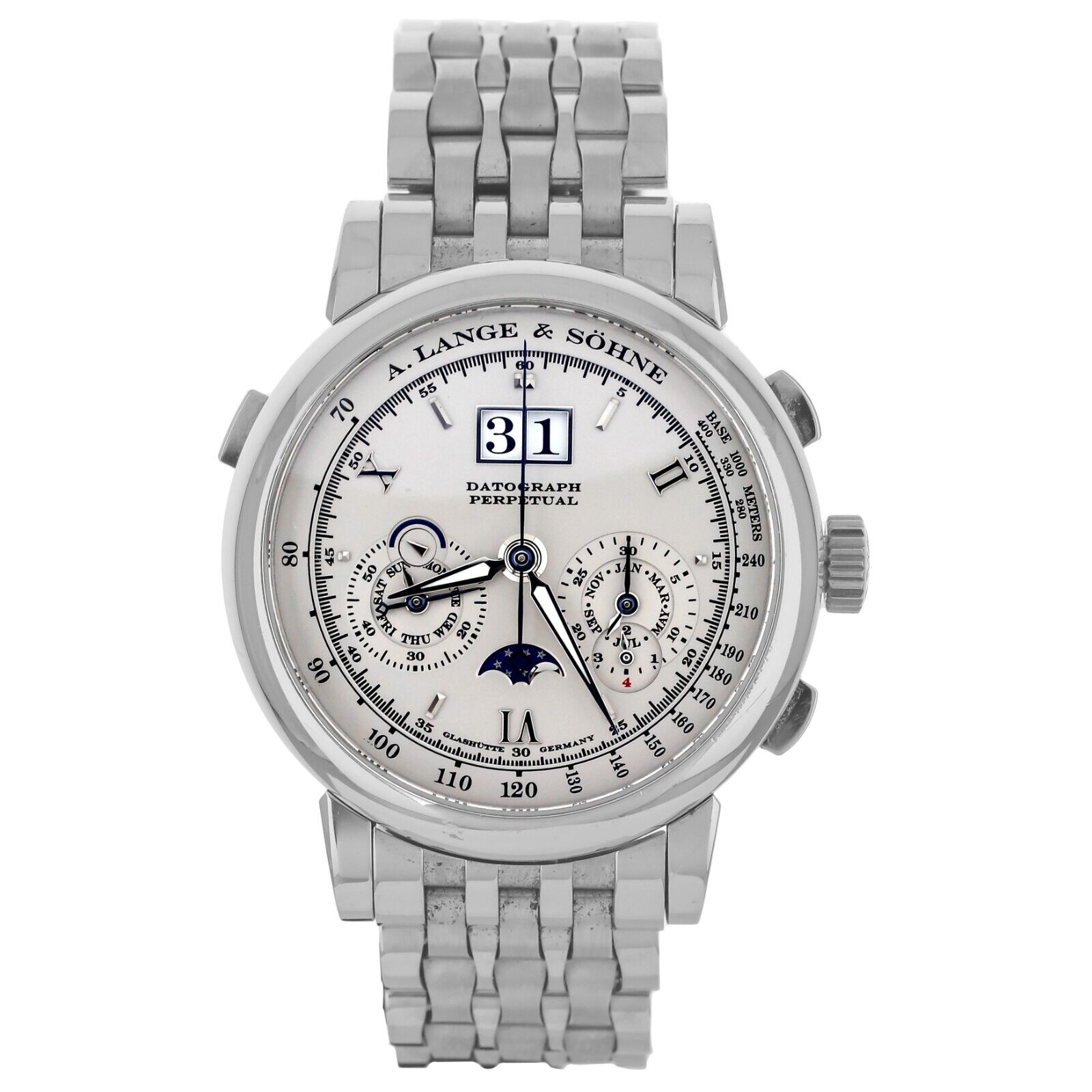 A. Lange  Söhne Datograph Perpetual Platinum Case  Bracelet