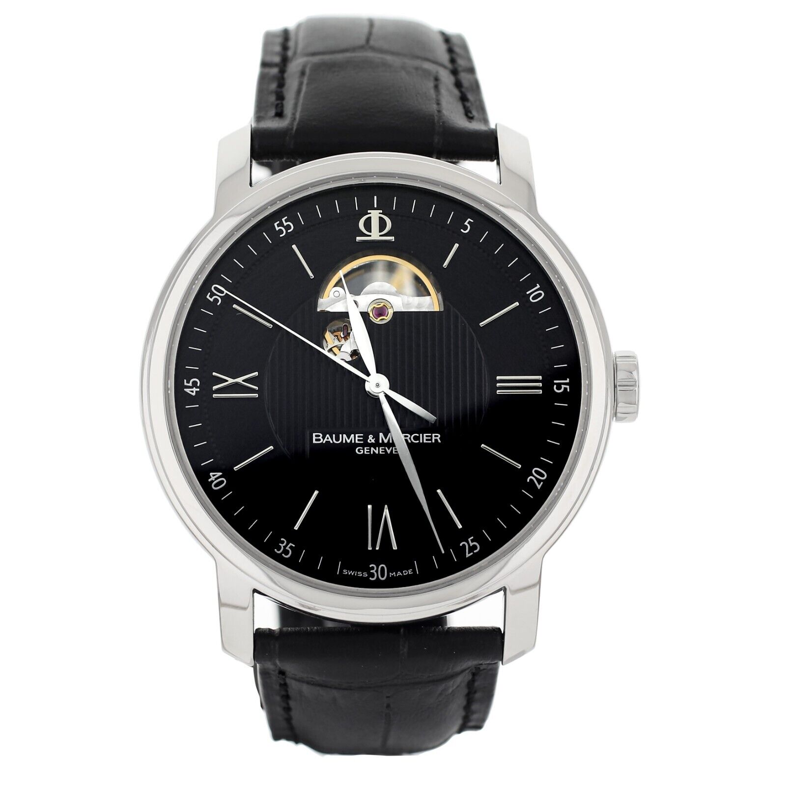 Baume & Mercier Classima Black Dial Steel Automatic