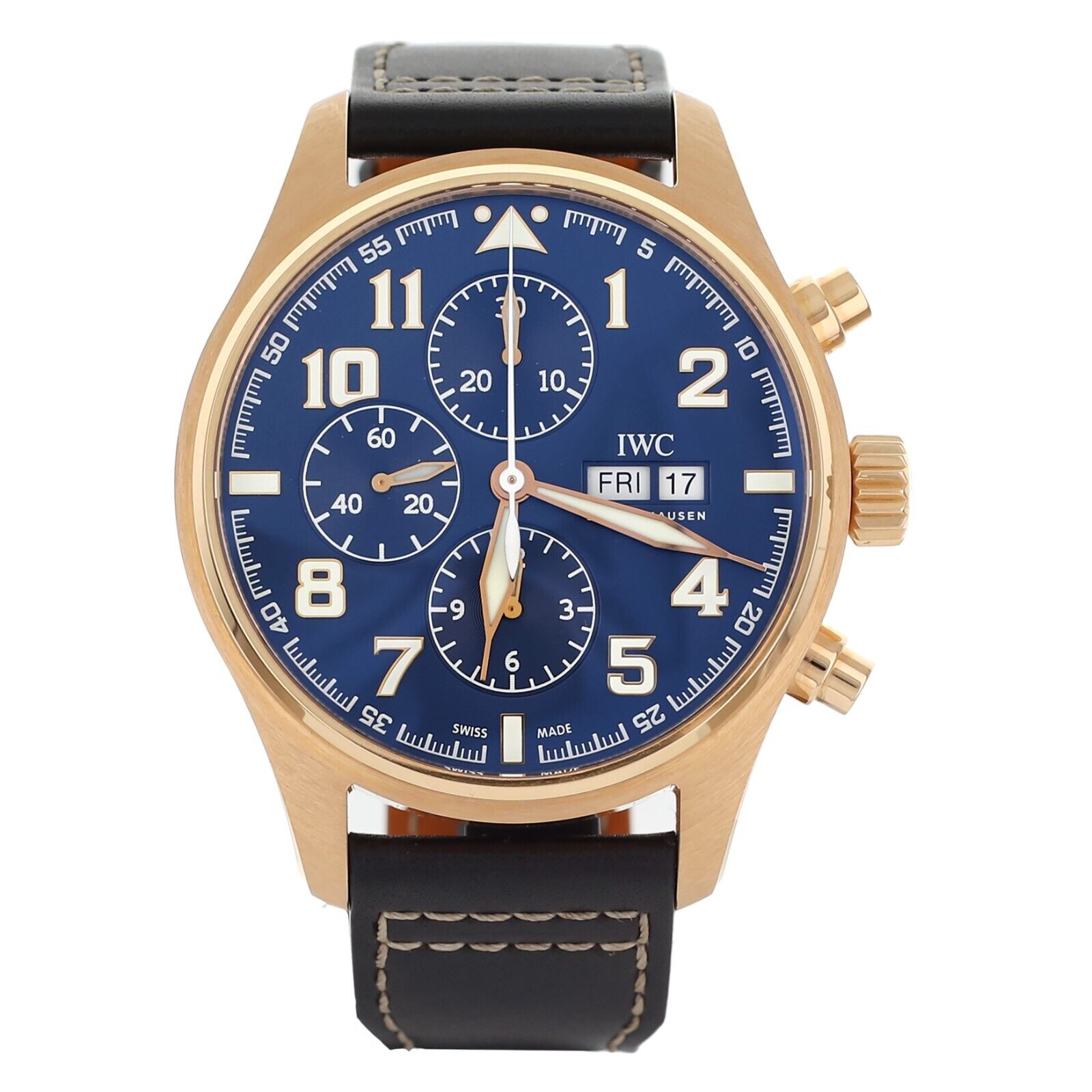 IWC Pilot's Watch Le Petit Prince Chronograph Rose Gold