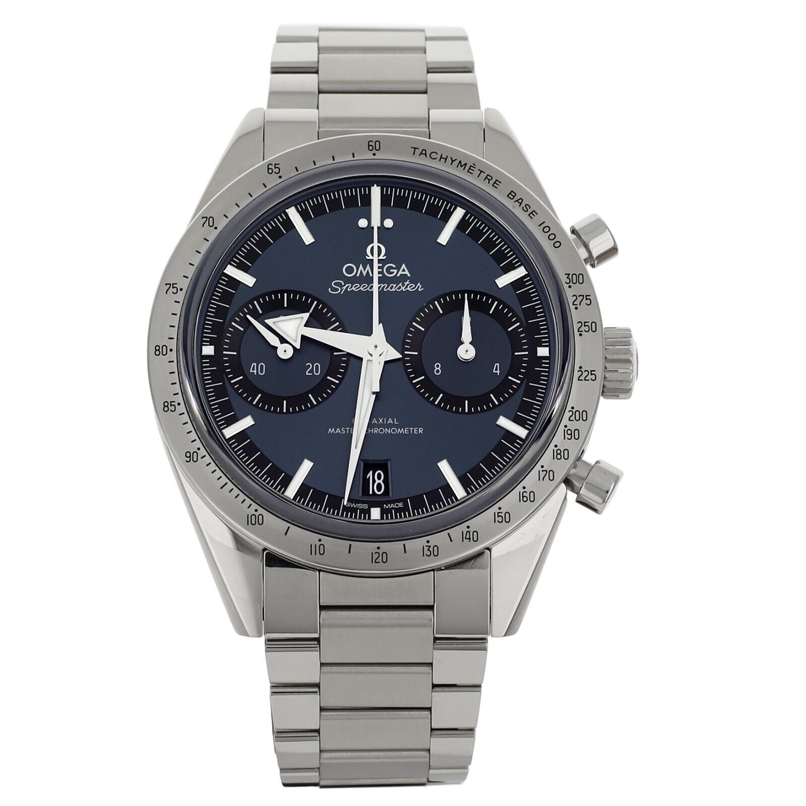 Omega Speedmaster '57 Blue Dial Steel Manual   Full Set