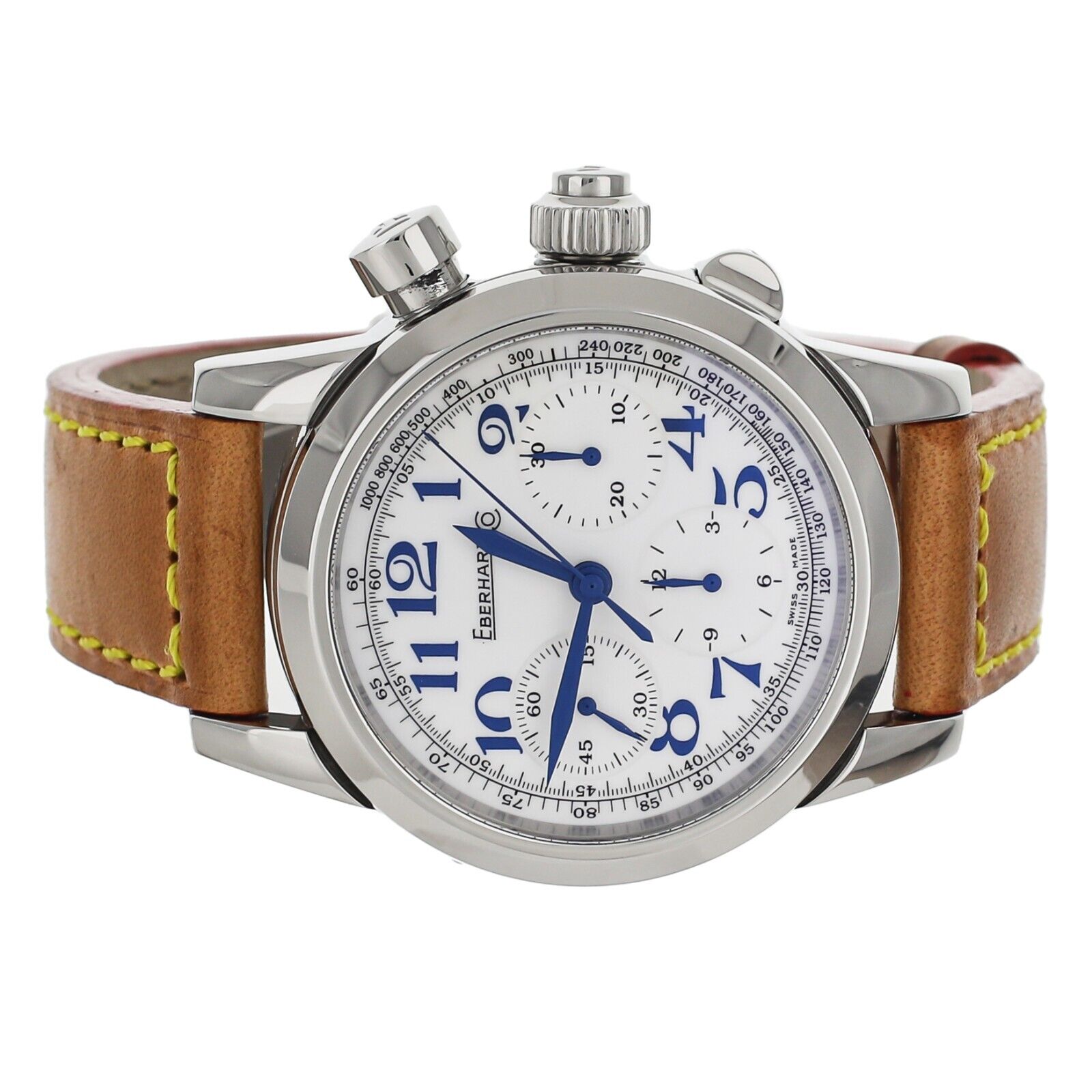 Eberhard & Co. Tazio Nuvolari Vanderbilt Cup White Stainless Steel