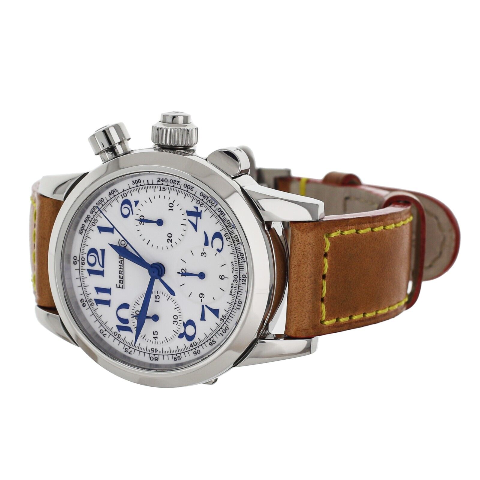 Eberhard & Co. Tazio Nuvolari Vanderbilt Cup White Stainless Steel