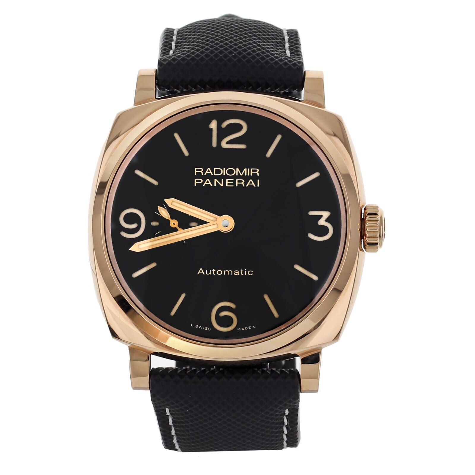 Panerai Radiomir 1940 Brown Dial Rose Gold Automatic   Full Set