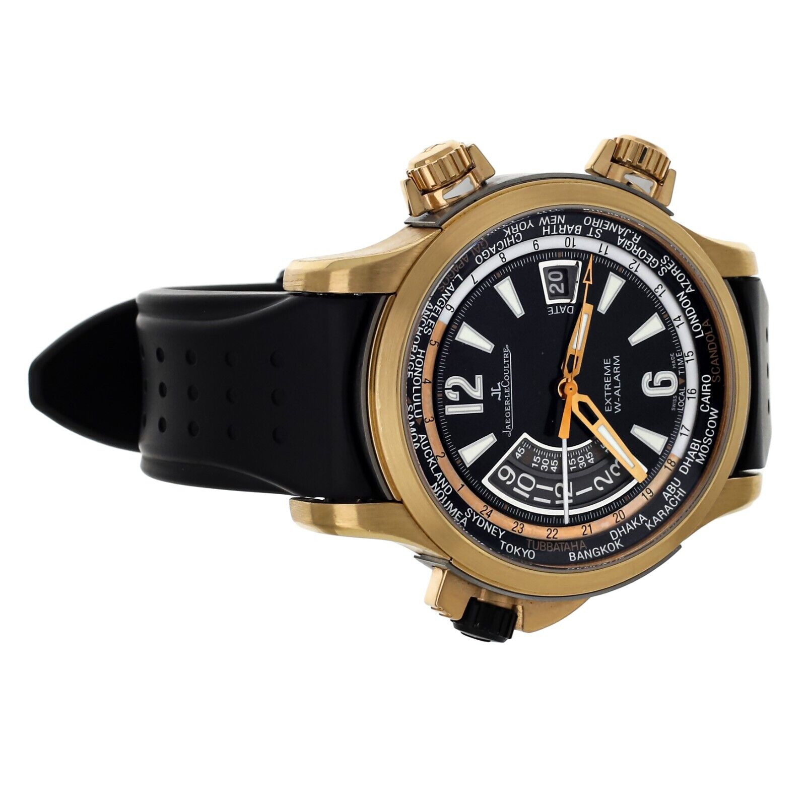 Jaeger-LeCoultre Master Compressor W-Alarm Tides Of Time Rose Gold