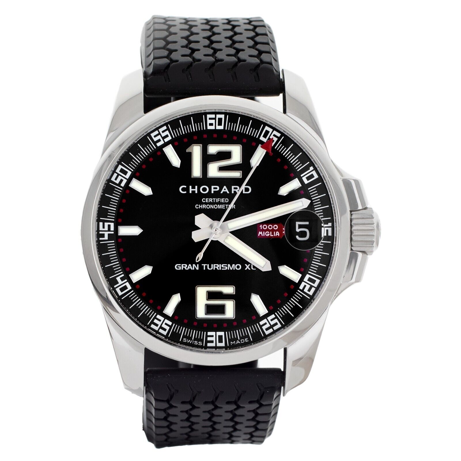 Chopard Gran Turismo XL Black Dial Steel Automatic  Watch Only