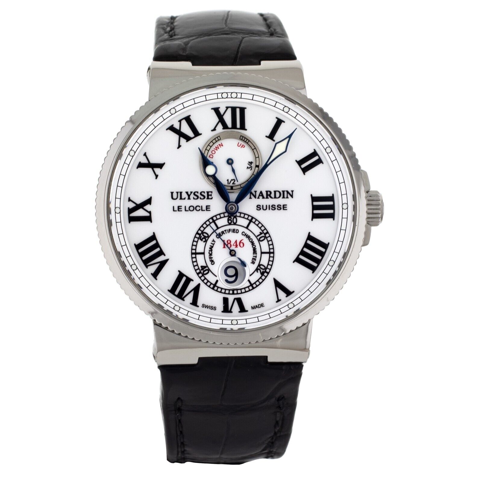 Ulysse Nardin Maxi Marine Chronometer White Dial Automati
