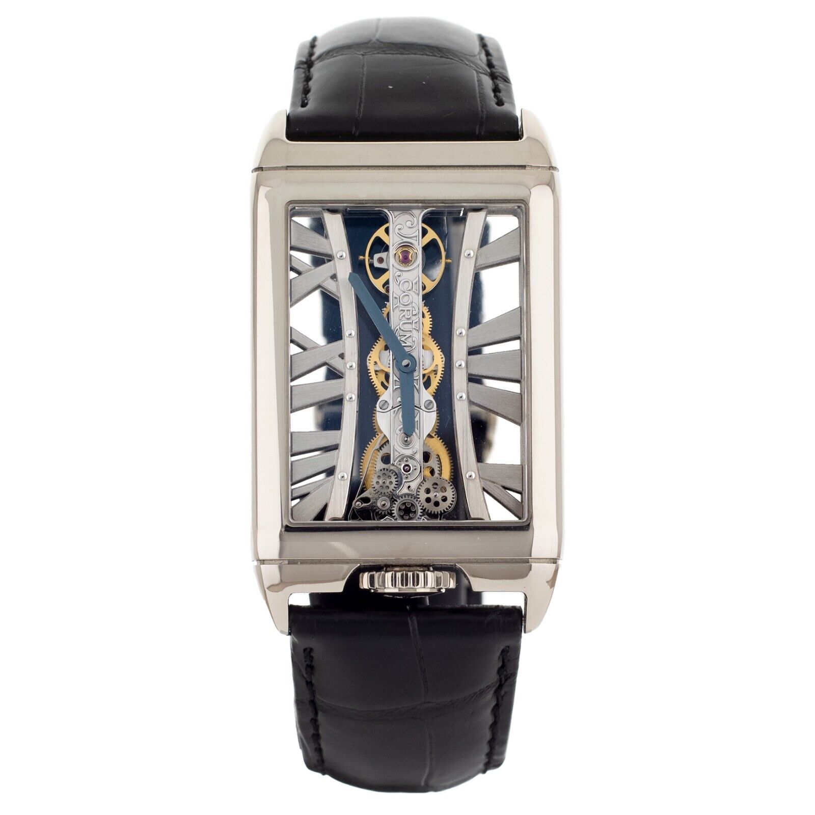 Corum Golden Bridge Skeleton White Gold Manual   Full Set