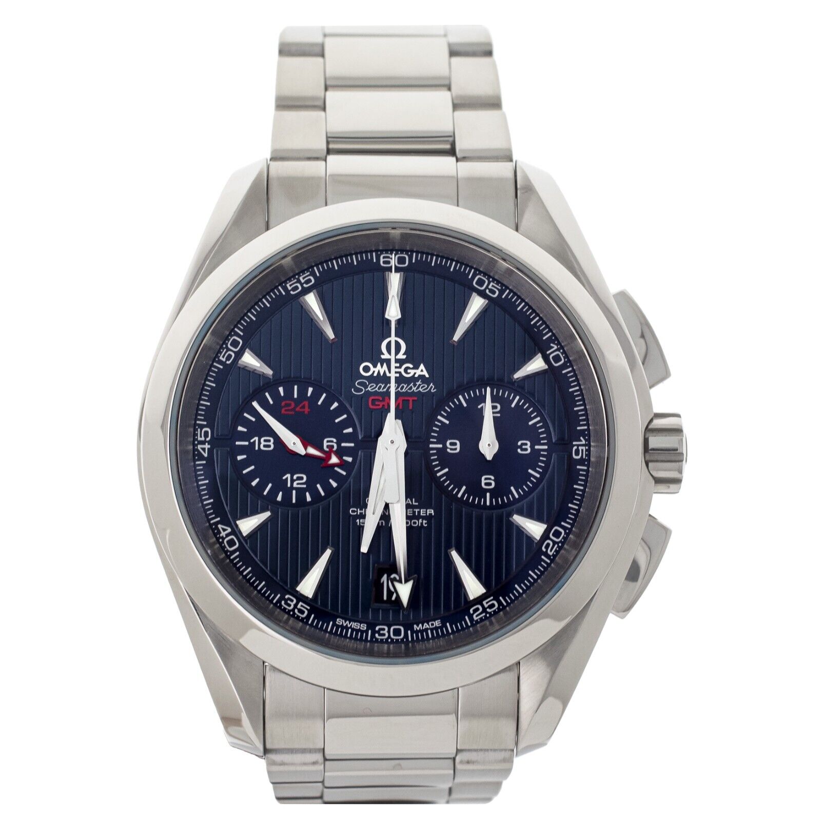 Omega Seamaster Aqua Terra GMT  43mm Stainless Steel
