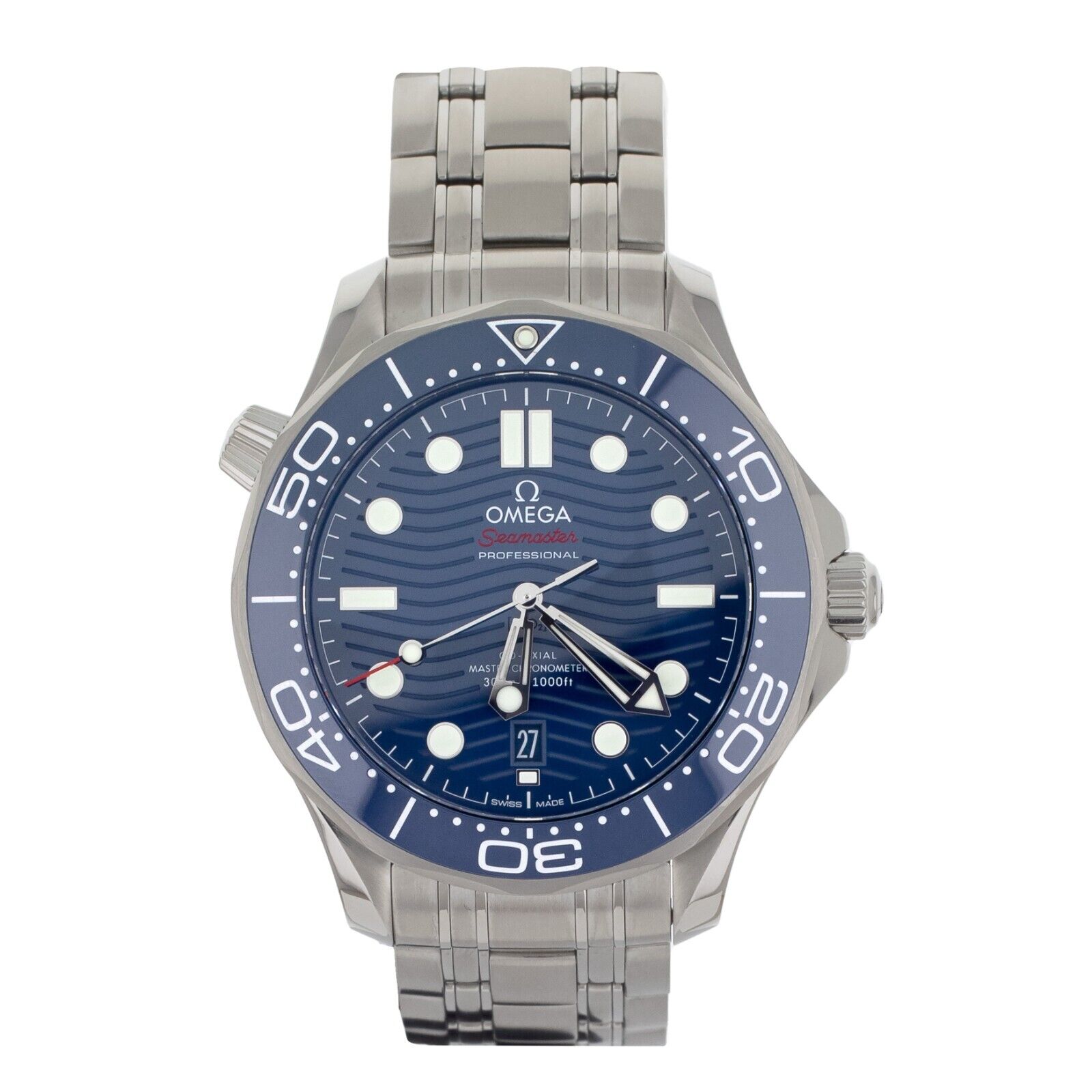 Omega Seamaster Professional 300m Blue Dial Stainless Steel