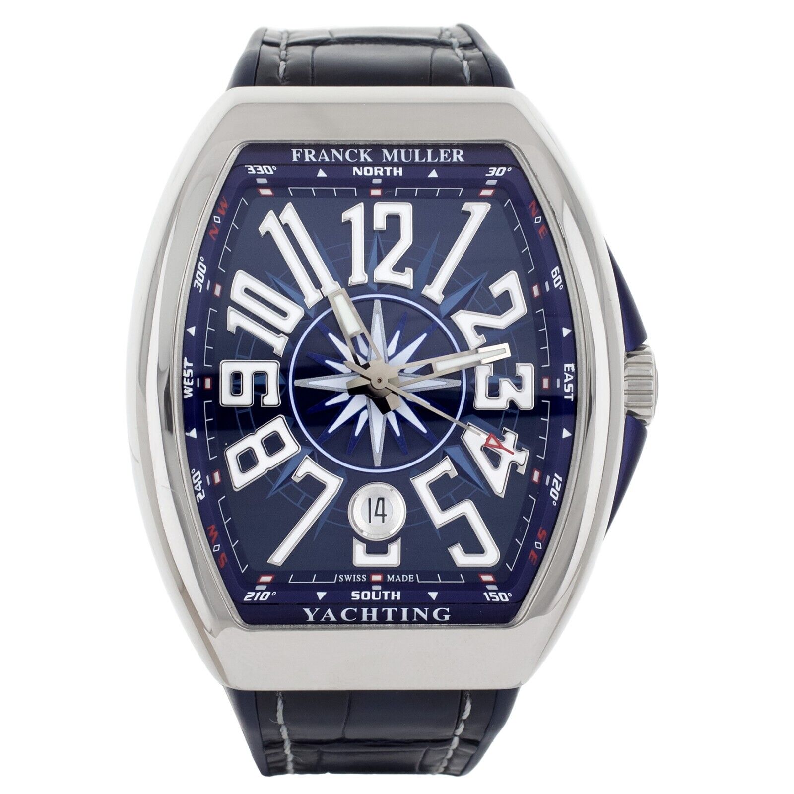 Franck Muller Vanguard Blue Yachting Steel 45mm