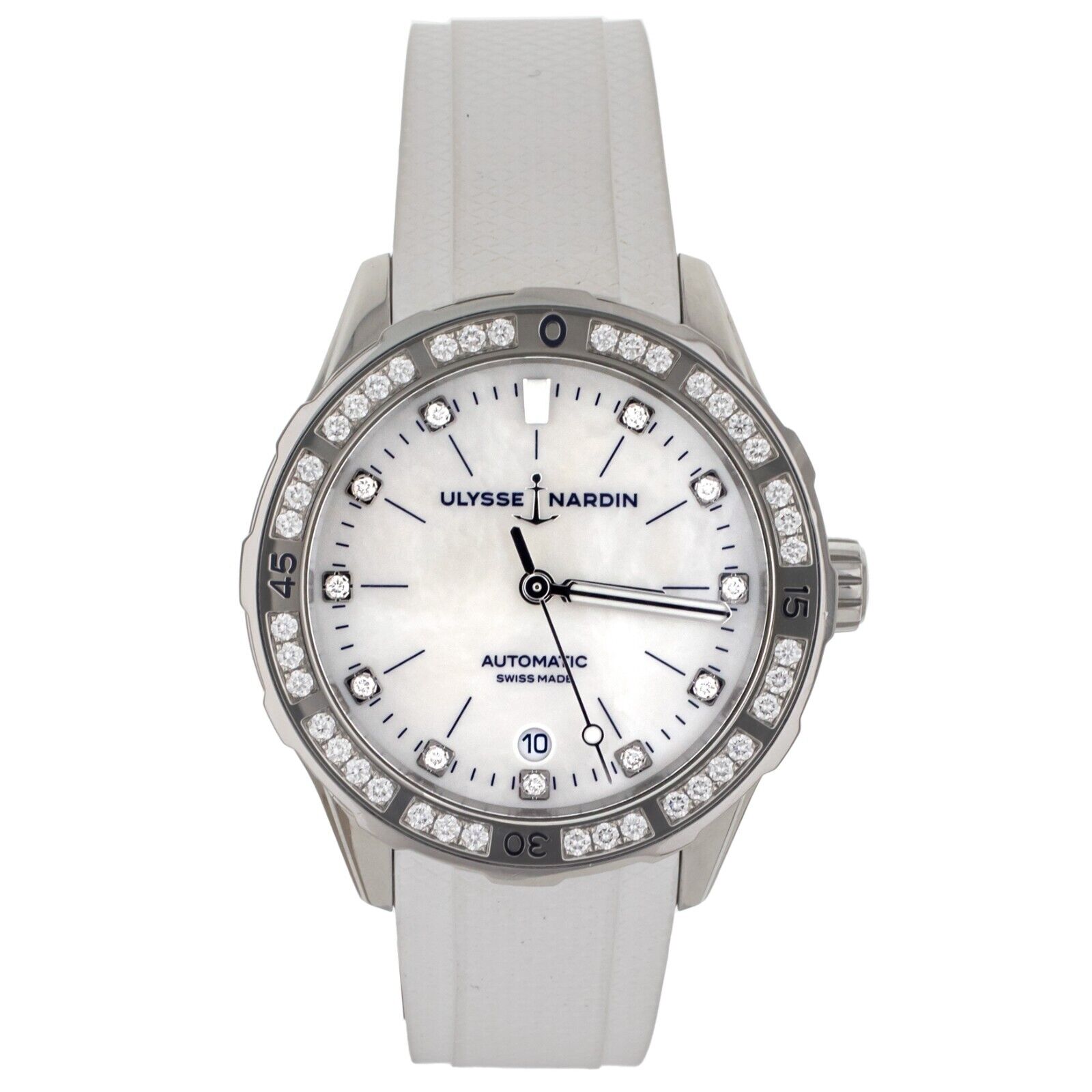 Ulysse Nardin Diver Lady Diamond Bezel Steel