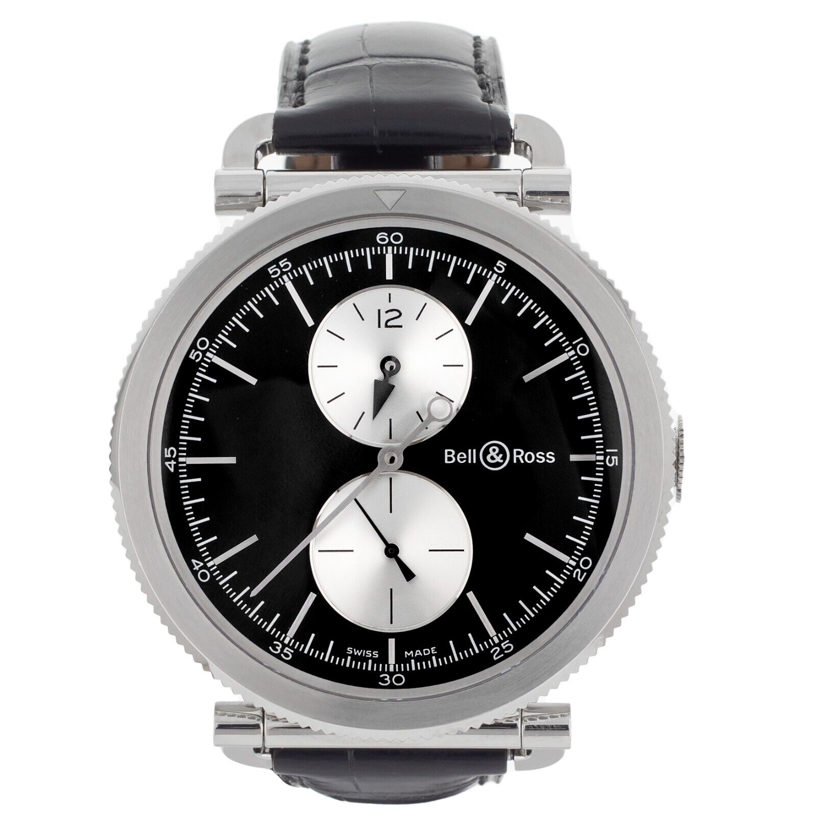 Bell & Ross Regulator  Stainless Steel Black Dial 47mm