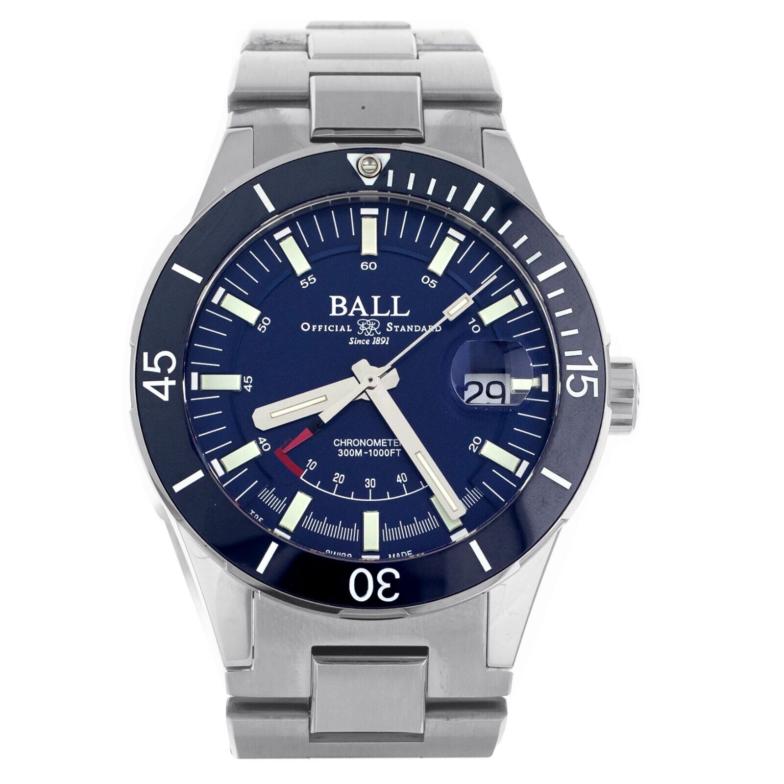 Ball Roadmaster Challenger Power Reserve Steel 40mm