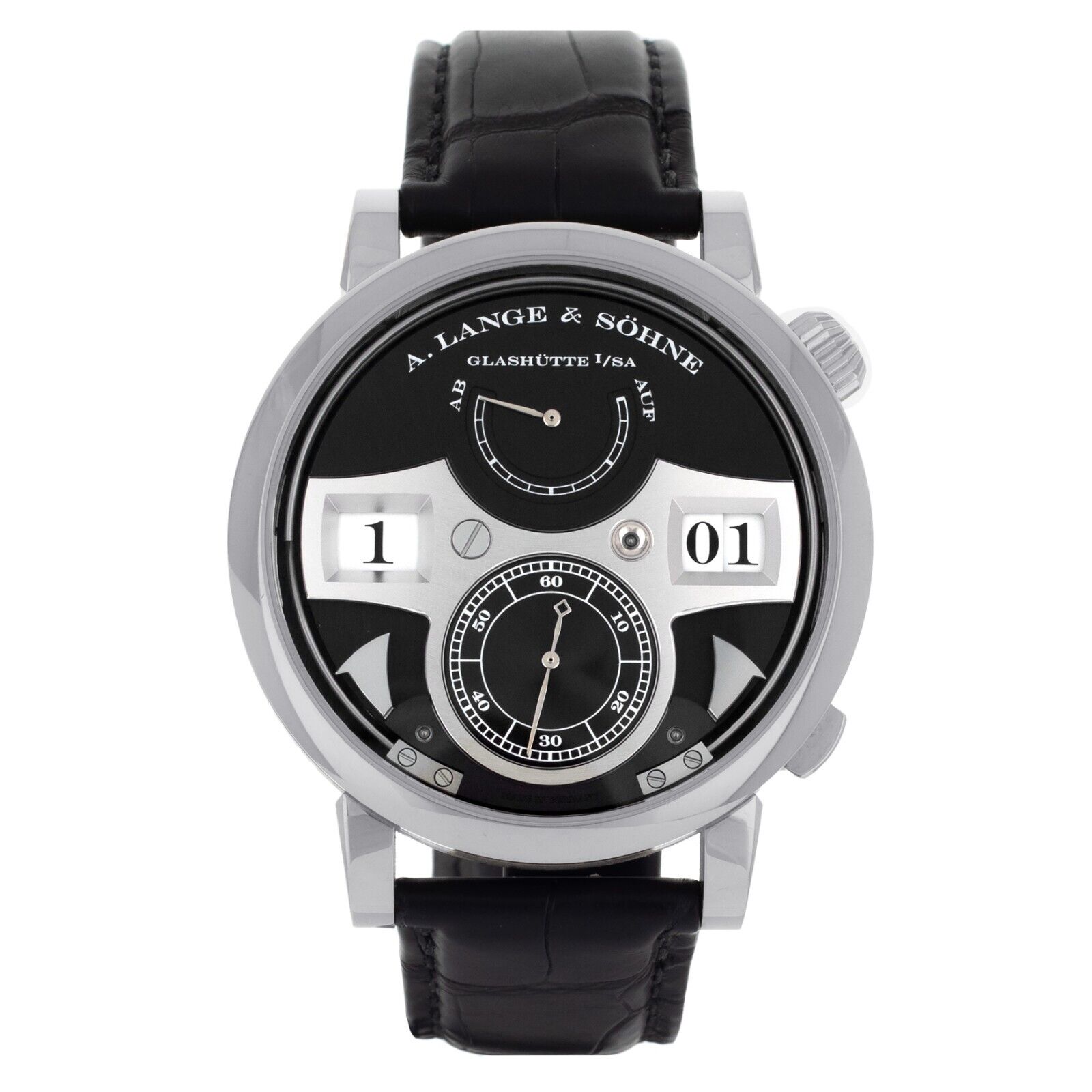 A. Lange  Sohne Zeitwerk Striking Time White Gold Manual 44mm