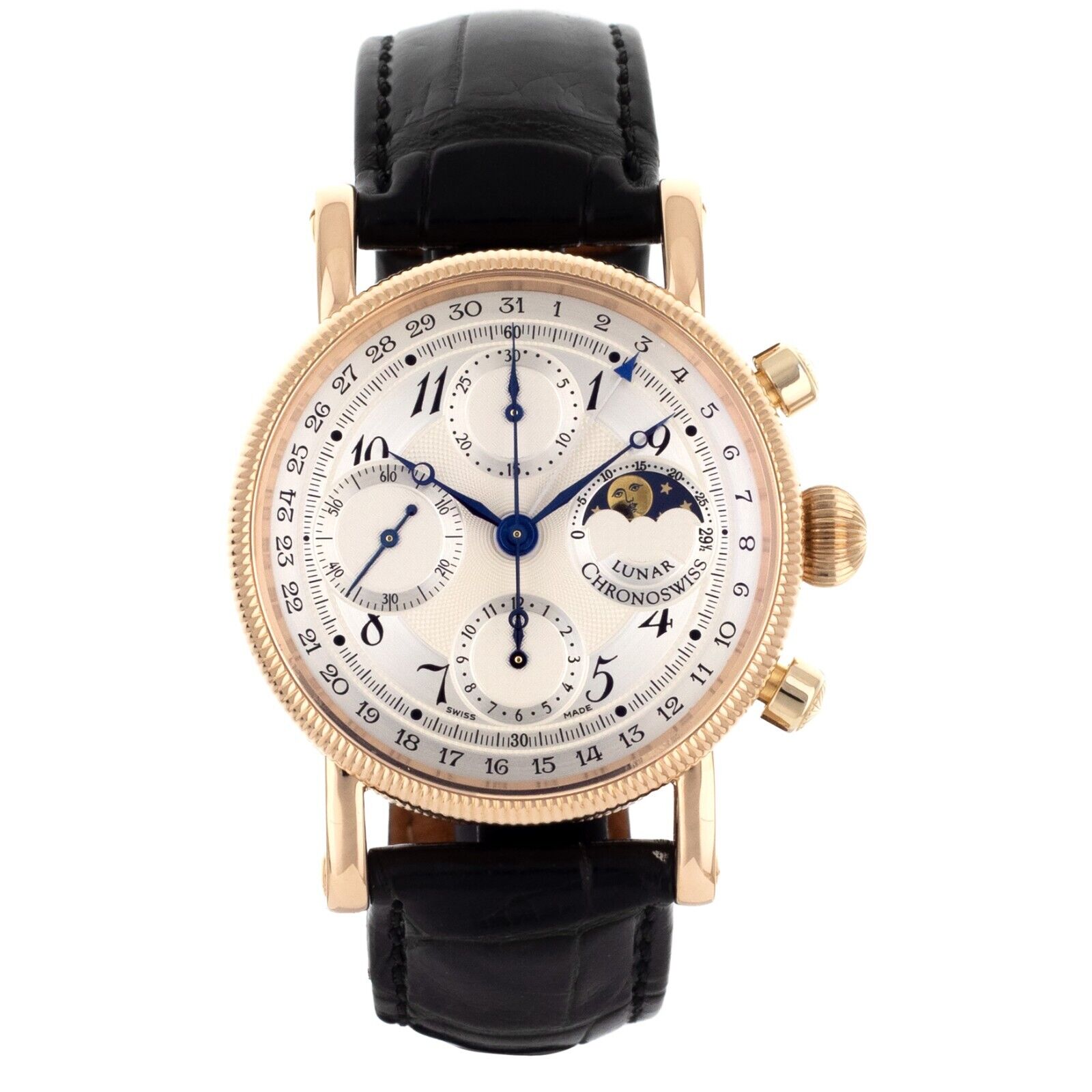 Chronoswiss Lunar Chronograph Rose Gold/Steel Automatic 38mm