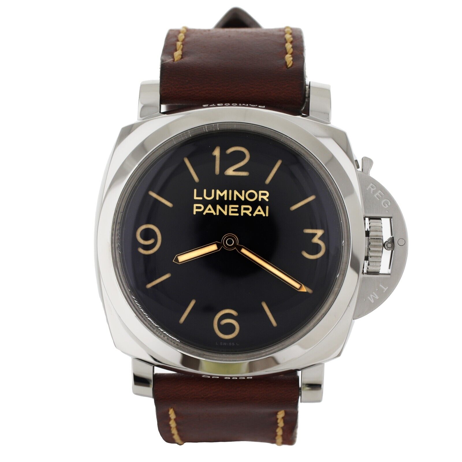 Panerai Luminor Stainless Steel Black Dial Manual