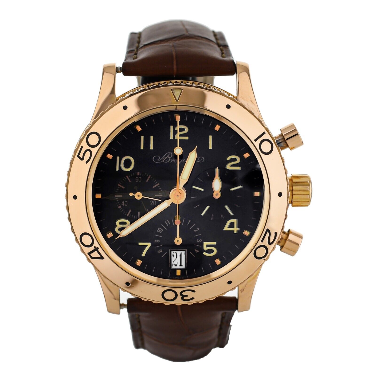 Breguet Type XX Transatlantique Black Dial Watch