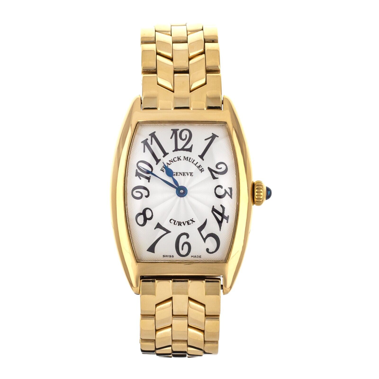 Franck Muller Cintree Curvex Yellow Gold Quartz 29mmX21mm