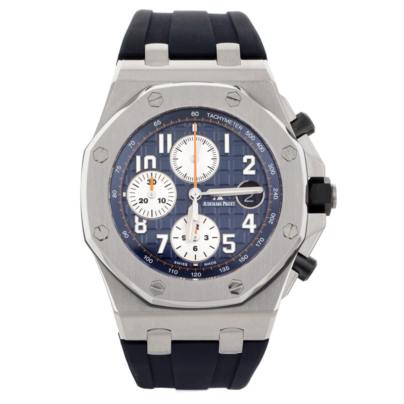 Audemars Piguet Royal Oak Offshore Blue Stainless Steel Watch