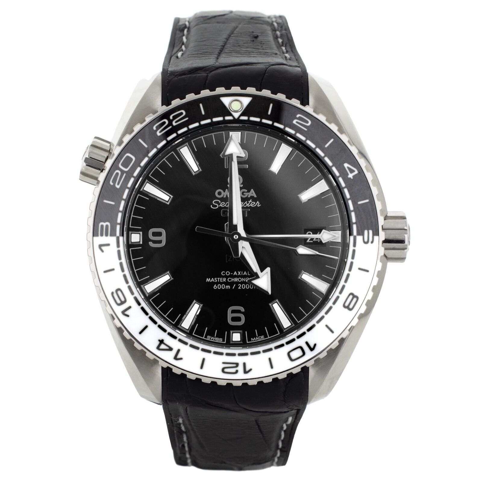 Omega Seamaster Planet Ocean GMT Stainless Steel Watch