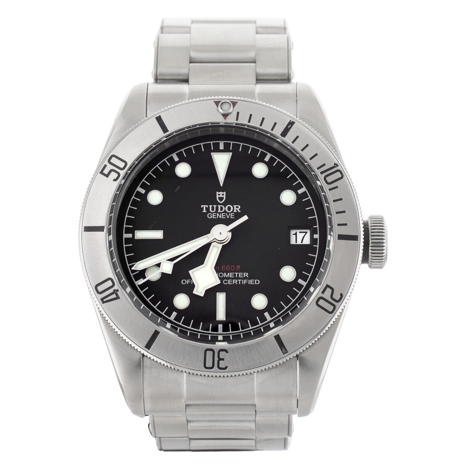 Tudor Heritage Black Bay Stainless Steel Black Dial Bracelet